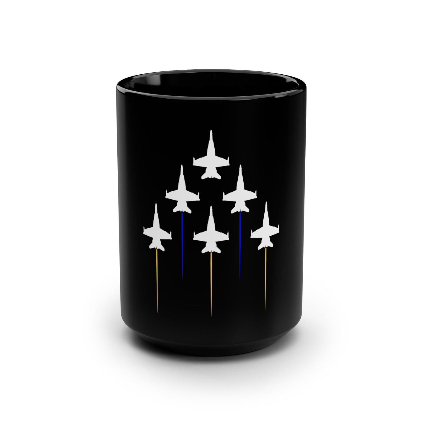 Blue Angels Black Mug