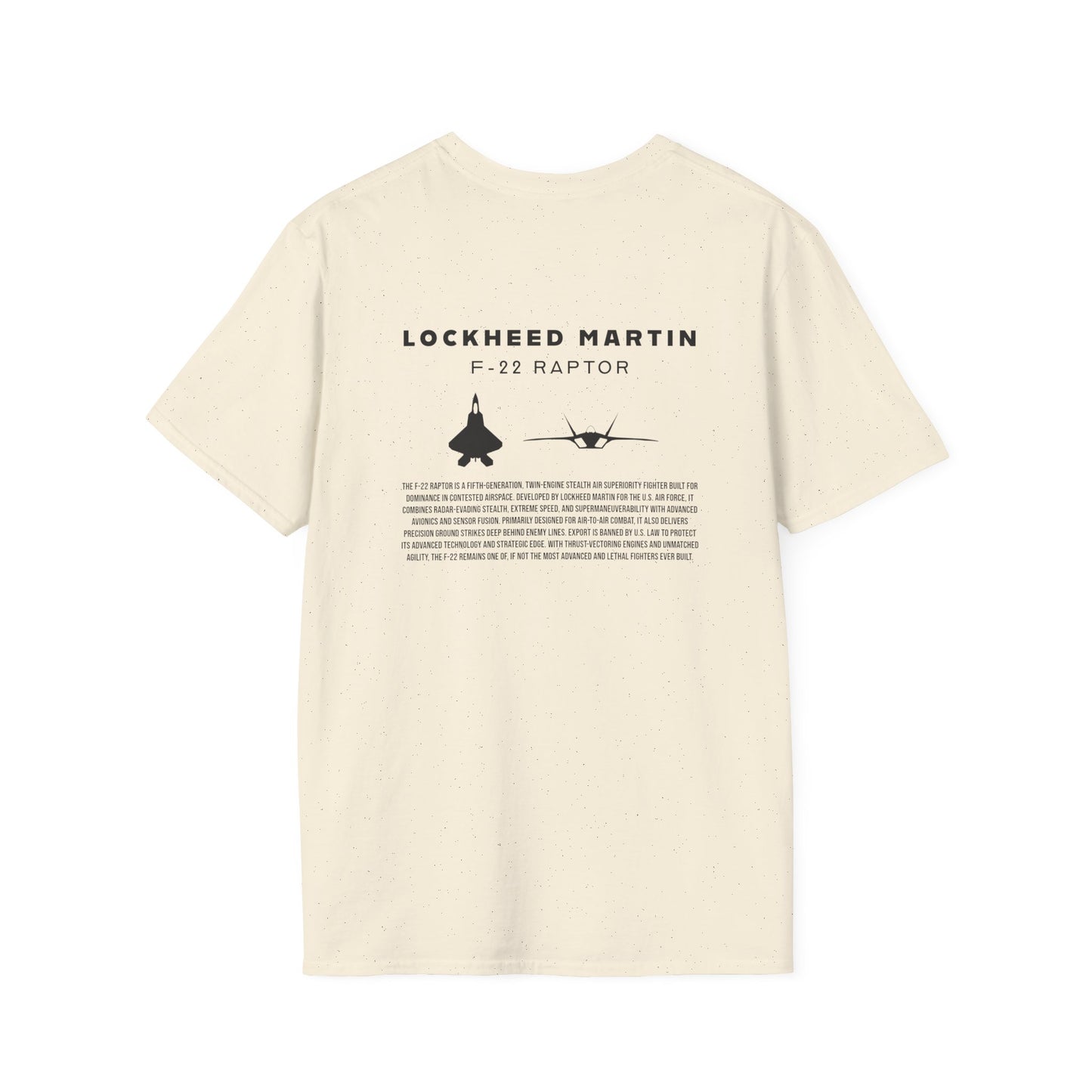 Camiseta unisex del avión de combate F-22 Raptor