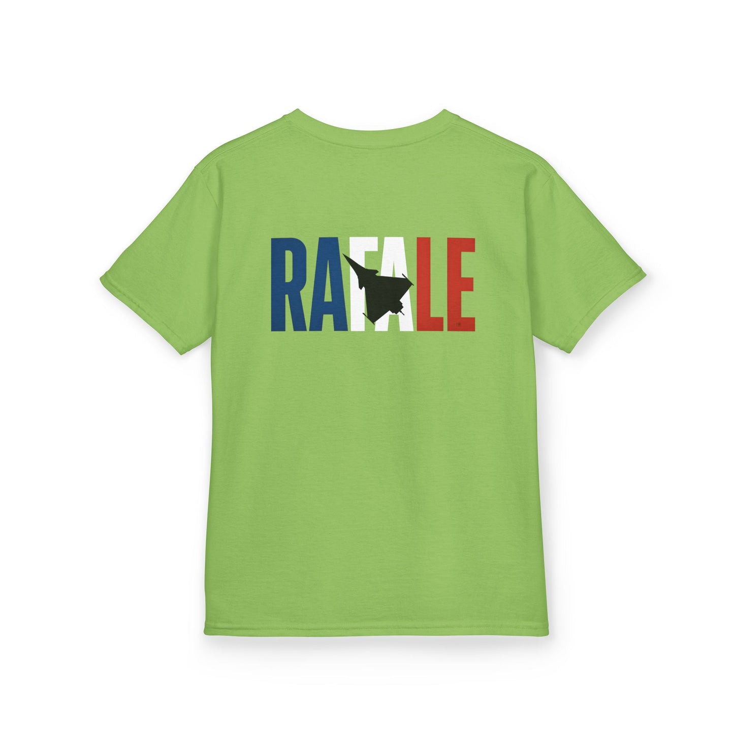 Camiseta unisex para niños del avión de combate Dassault Falcon
