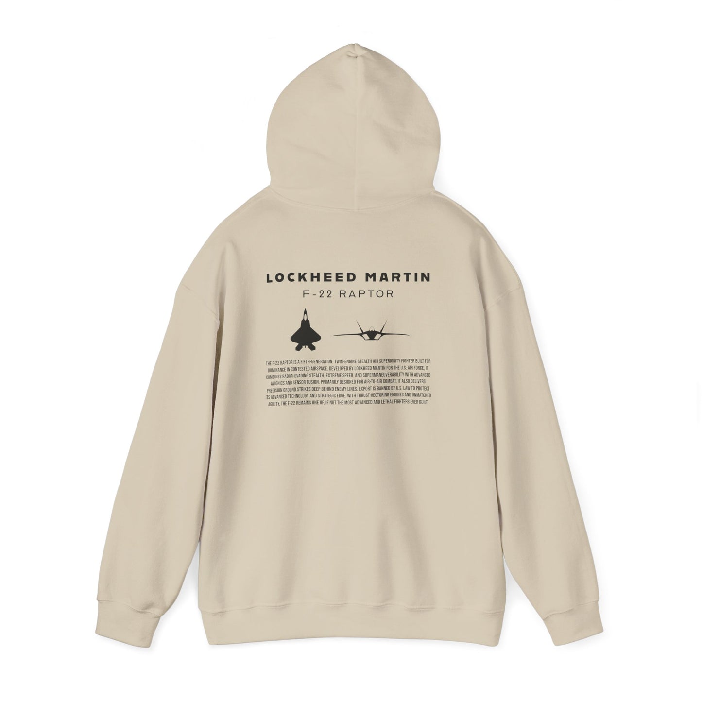 F-22 Raptor Fighter Jet Unisex Hoodie