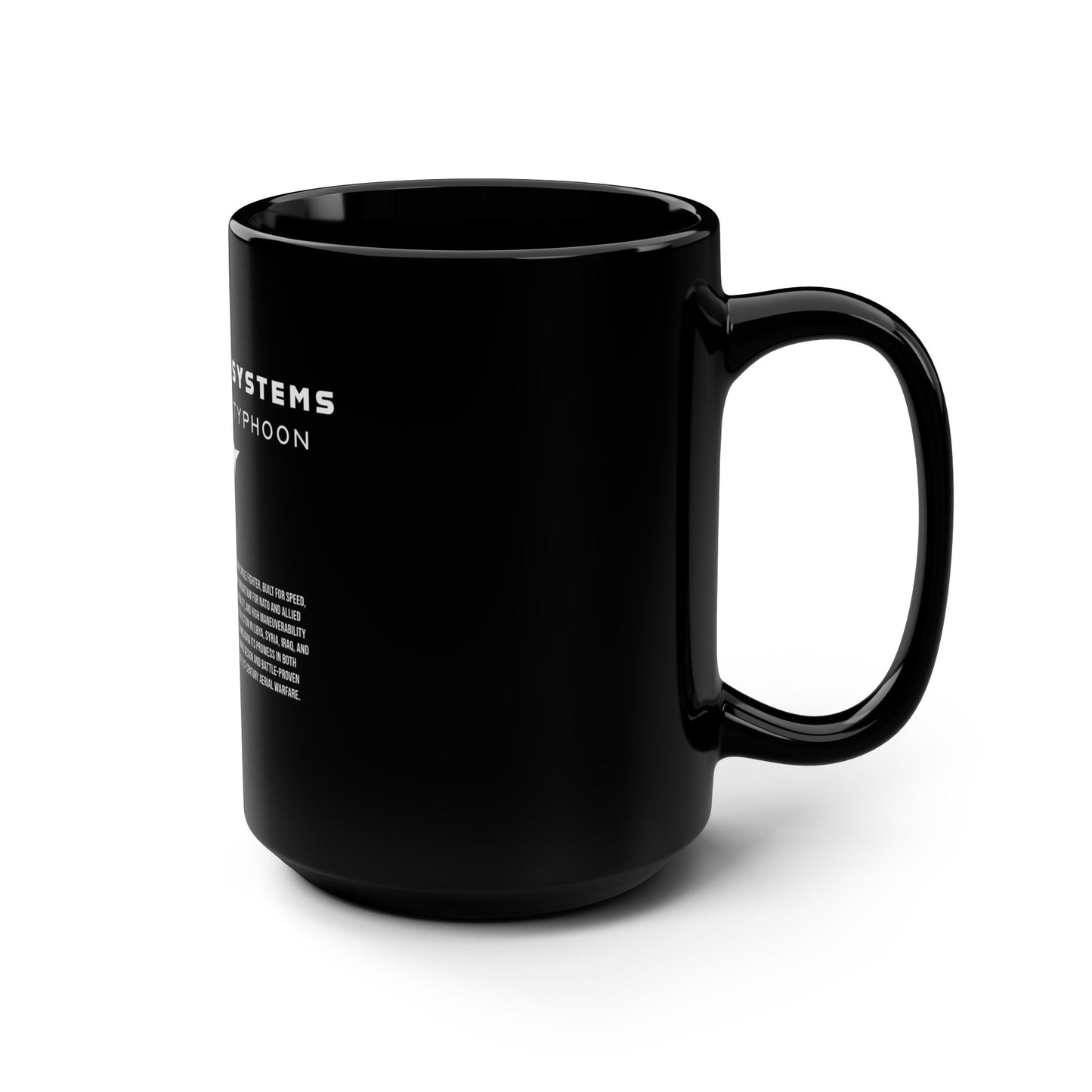 Eurofighter Typhoon Black Mug