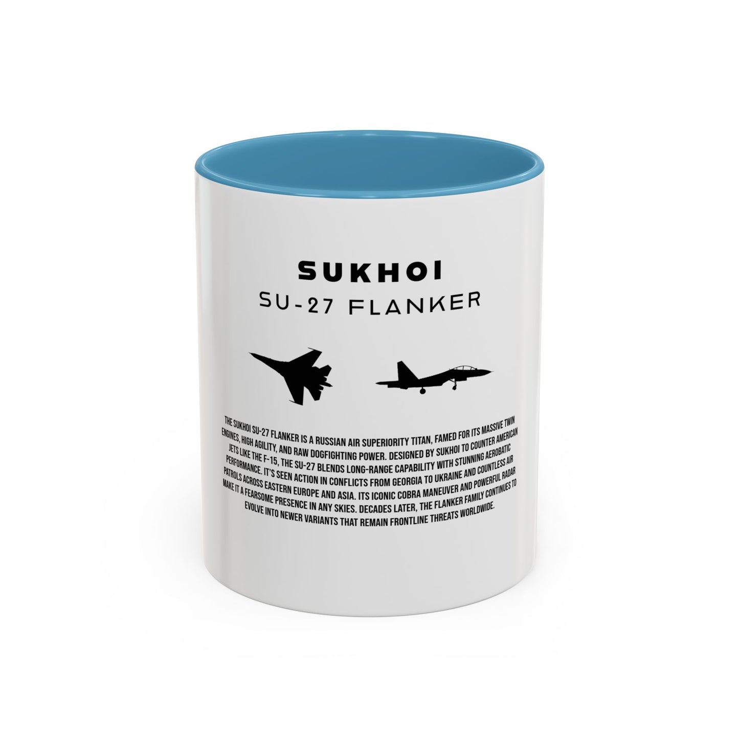 Su-27 Flanker Fighter Jet Coffee Mug
