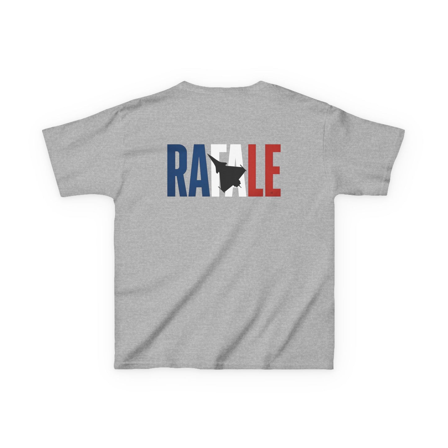 Camiseta unisex para niños del avión de combate Dassault Falcon