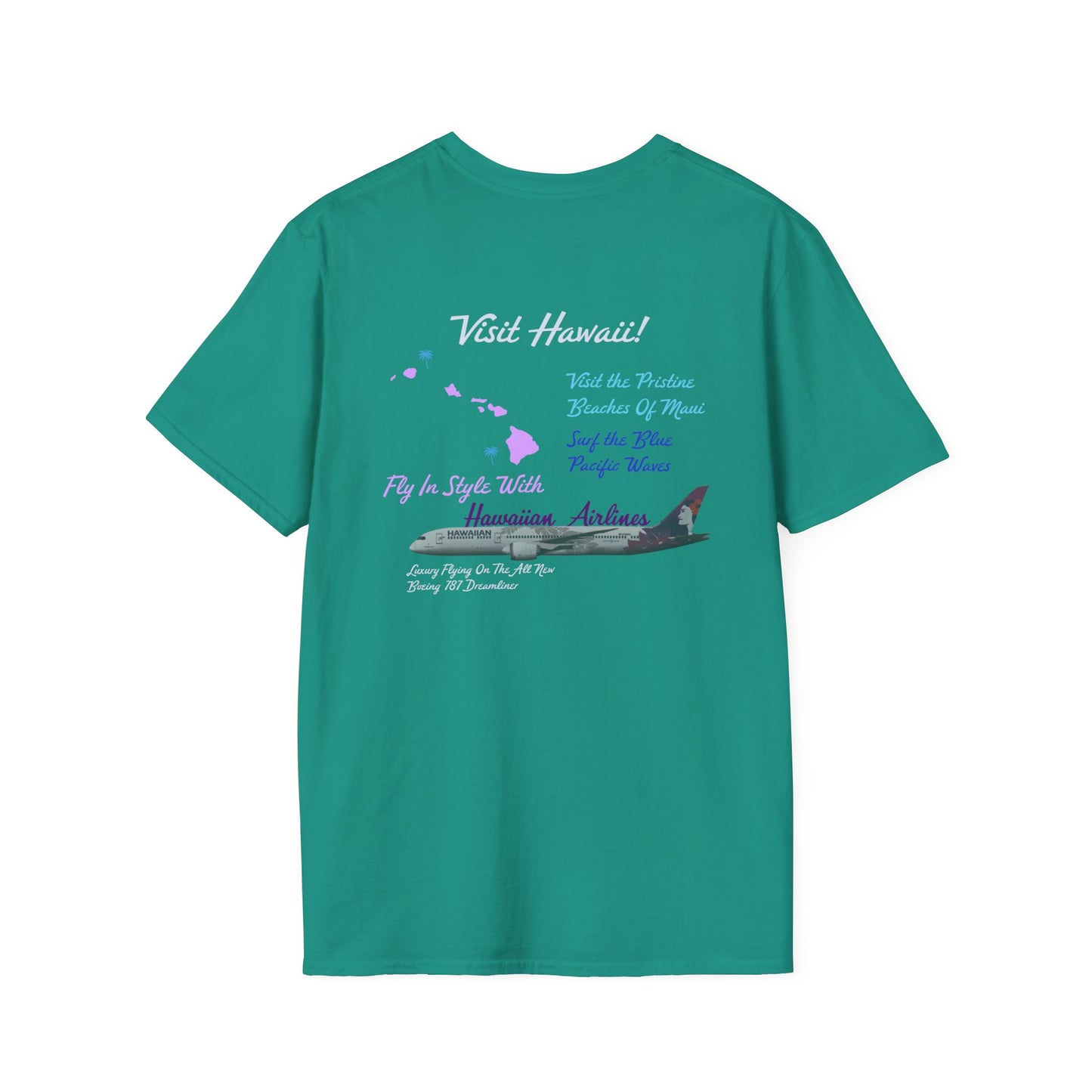 Visit Hawaii Retro Airline Ad Unisex T-Shirt