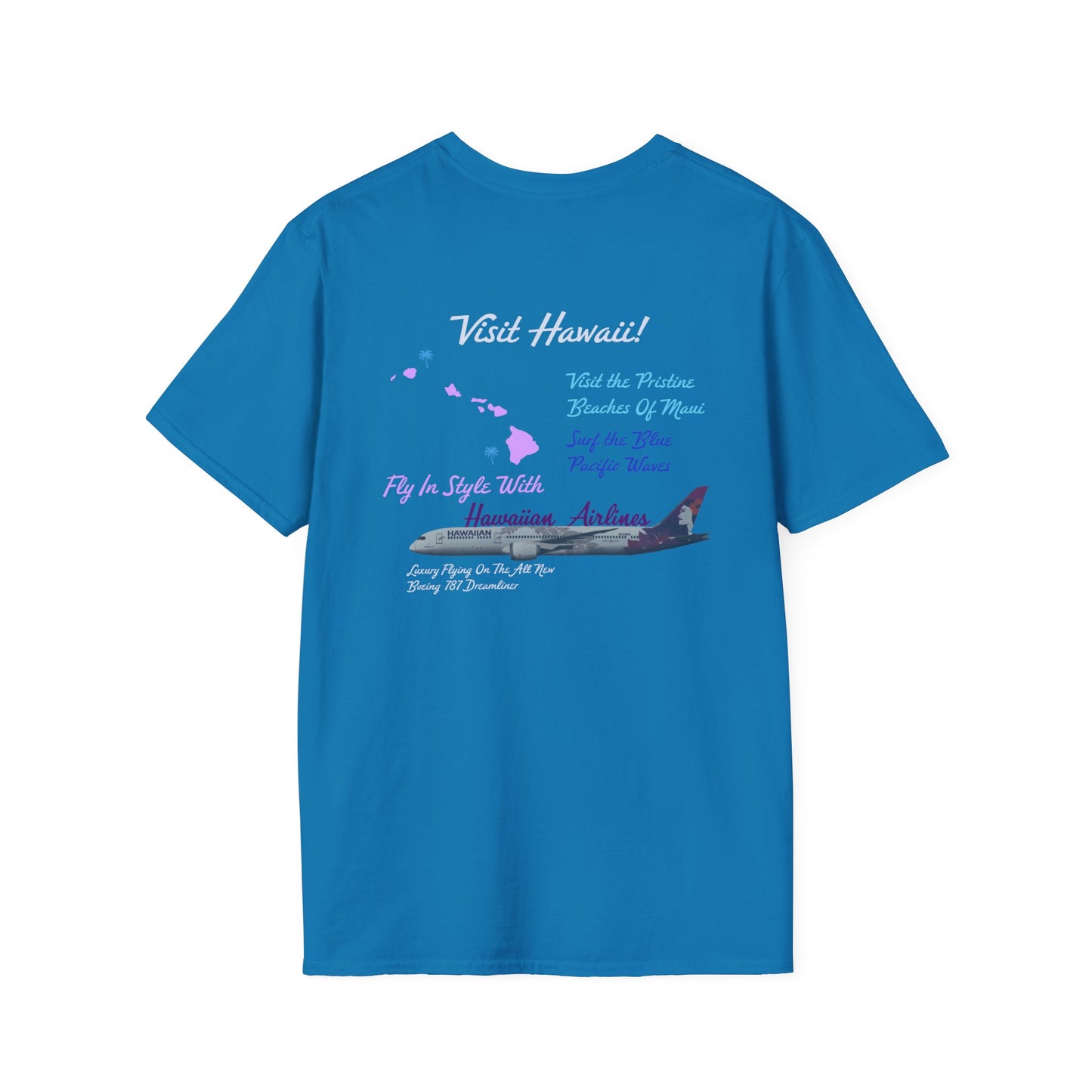 Visit Hawaii Retro Airline Ad Unisex T-Shirt