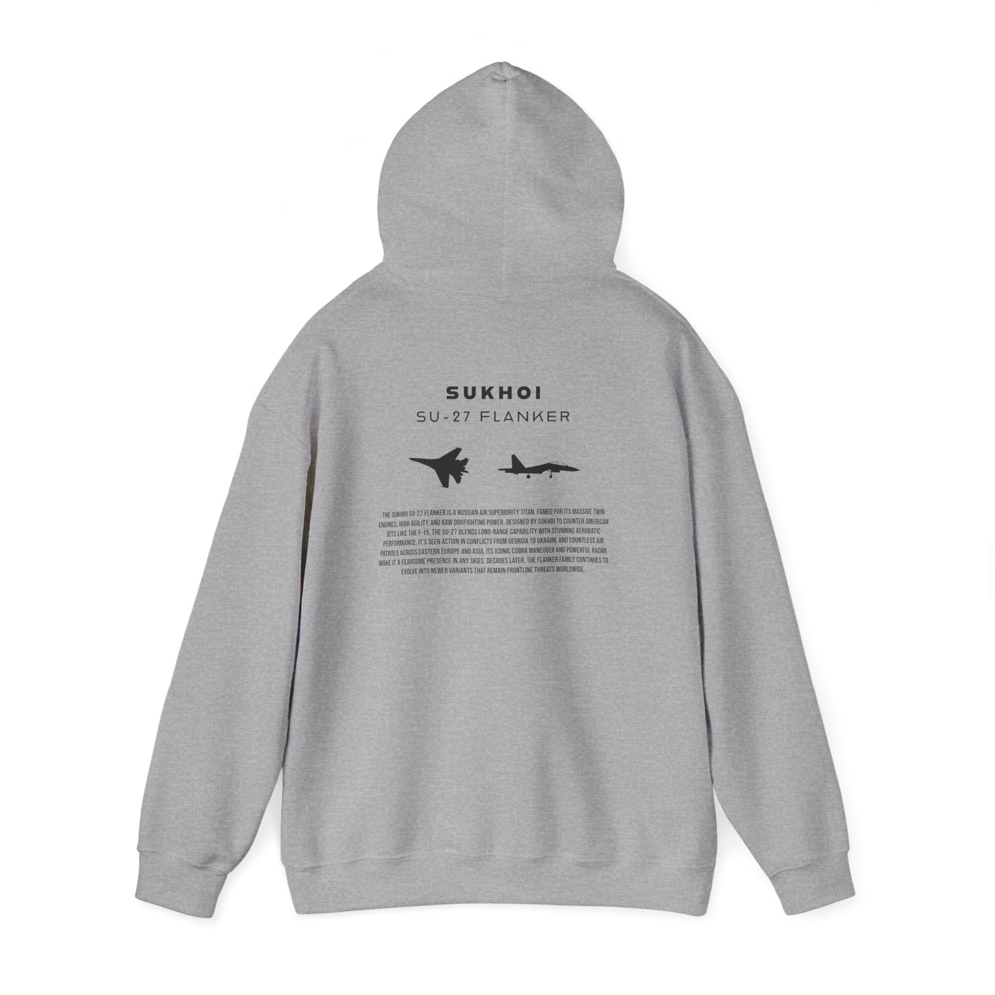 Su-27 Flanker Fighter Jet Unisex Hoodie