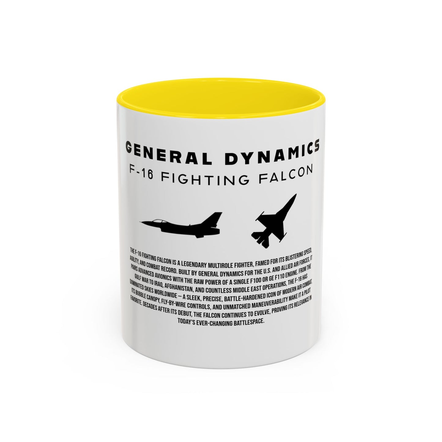 F-16 Fighting Falcon Fighter Jet Coffee Mug