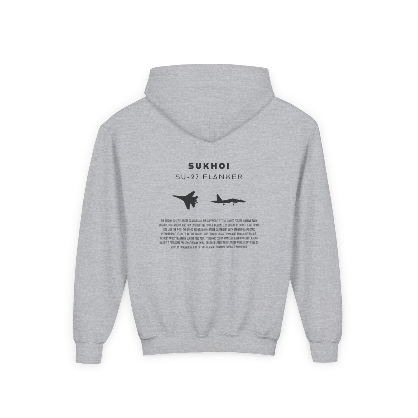 Youth Su-27 Flanker Fighter Jet Unisex Hoodie