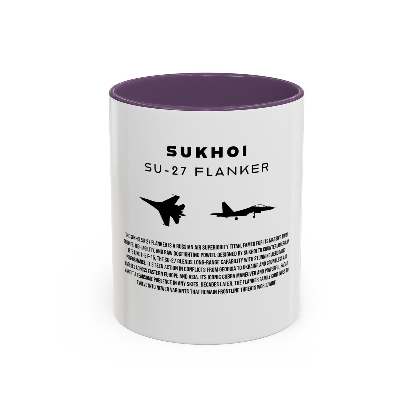 Su-27 Flanker Fighter Jet Coffee Mug
