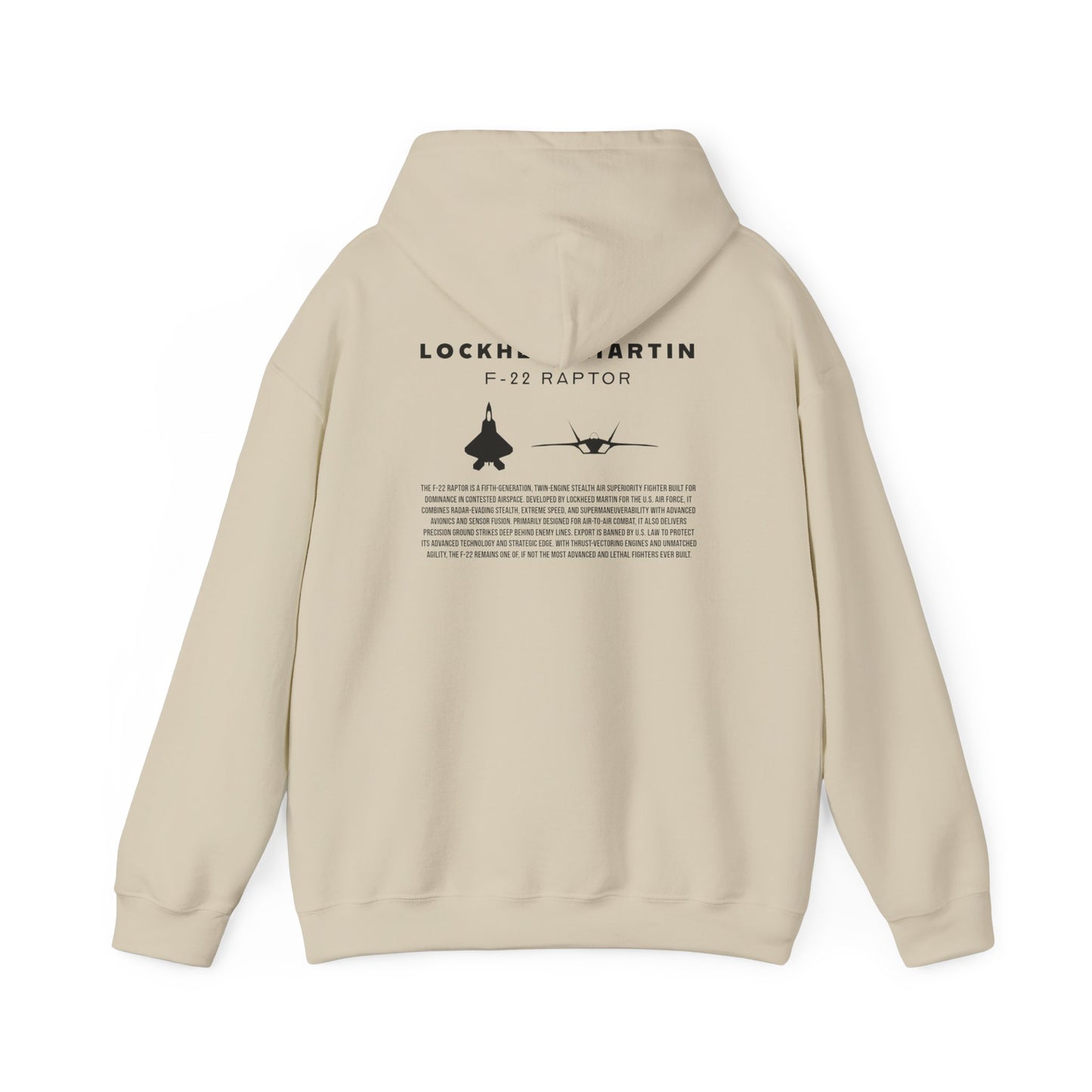 F-22 Raptor Fighter Jet Unisex Hoodie
