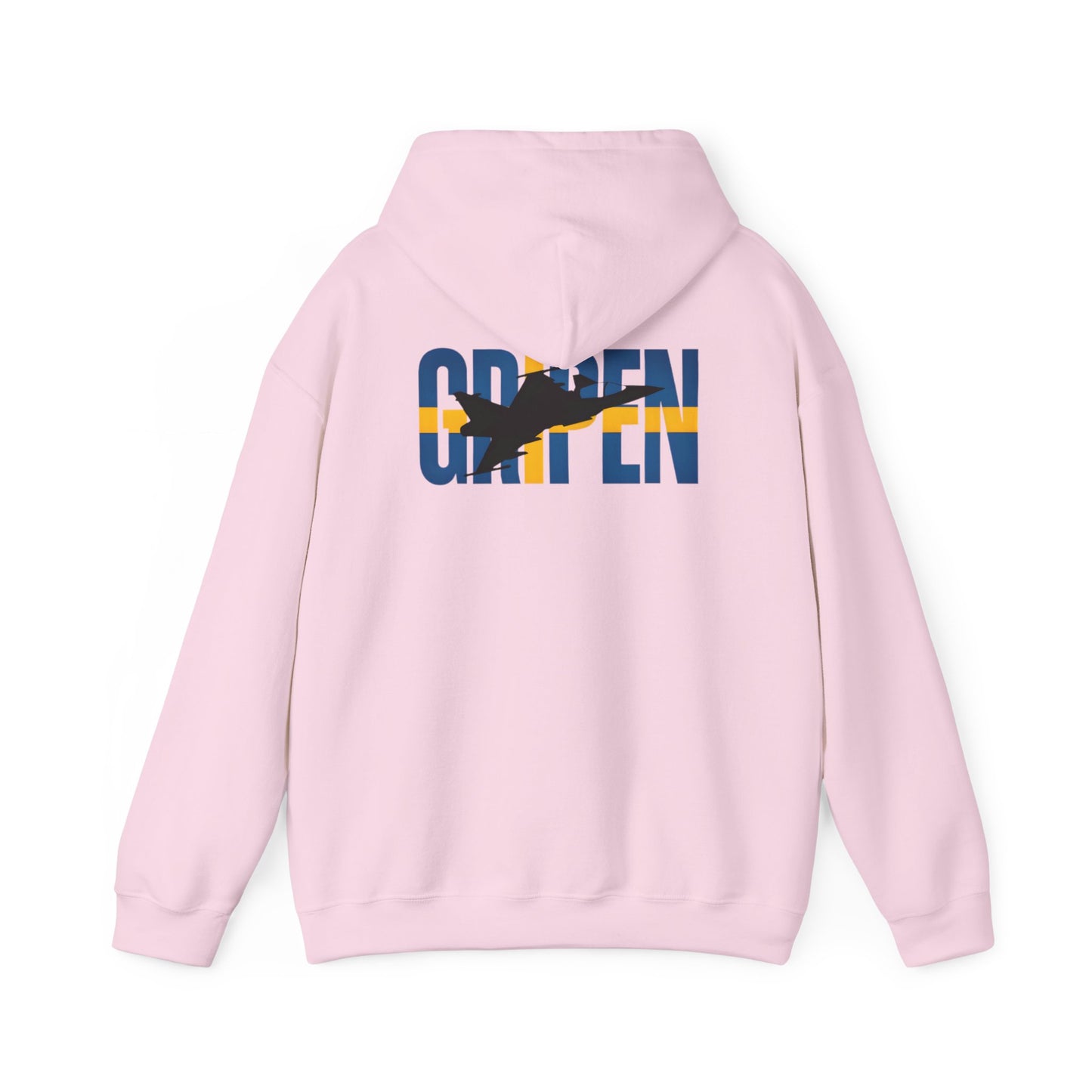 Sudadera unisex con capucha del avión de combate Gripen JAS-39