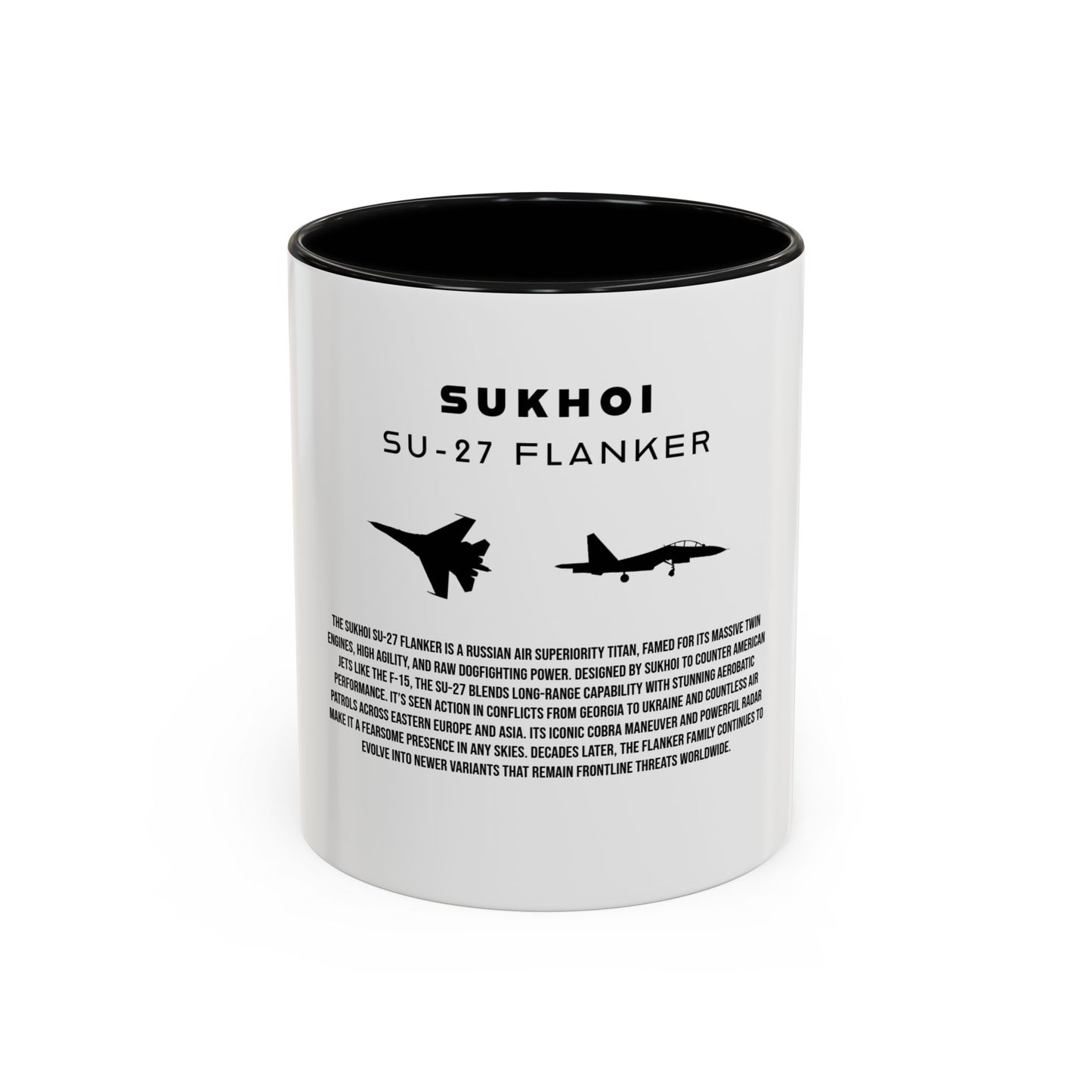 Su-27 Flanker Fighter Jet Coffee Mug
