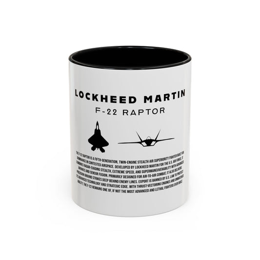 F-22 Raptor Fighter Jet Coffee Mug