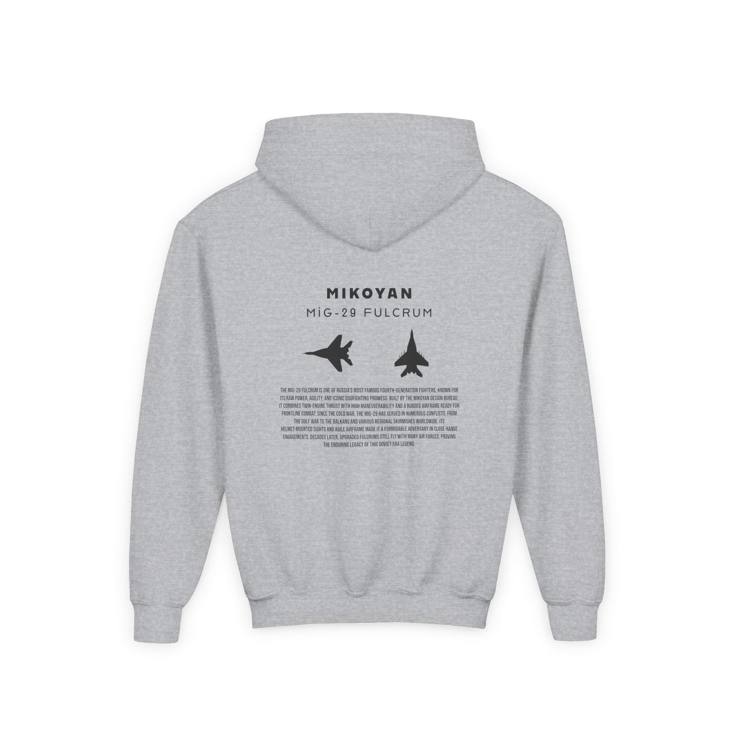Youth MiG-29 Fulcrum Fighter Jet Unisex Hoodie