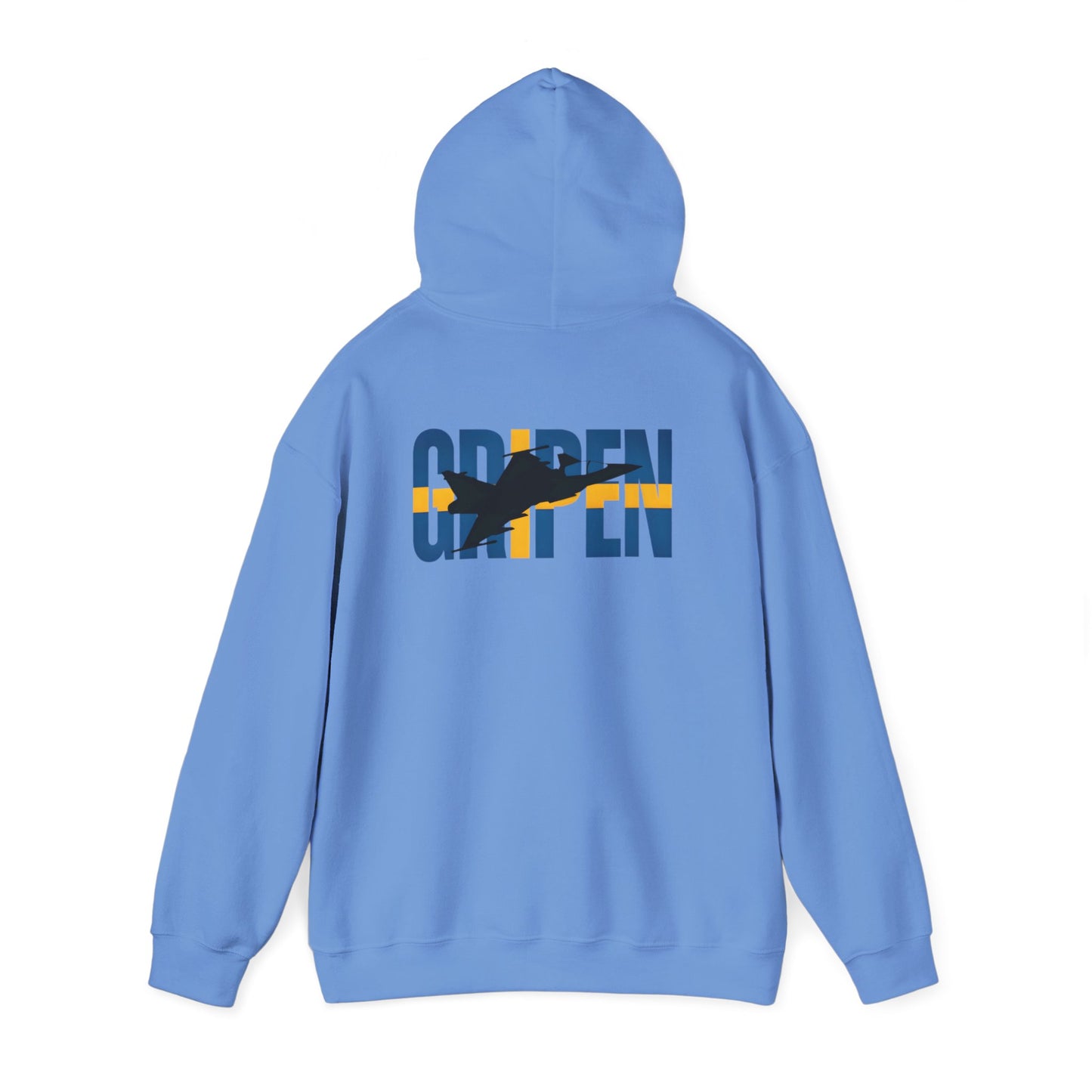 Sudadera unisex con capucha del avión de combate Gripen JAS-39