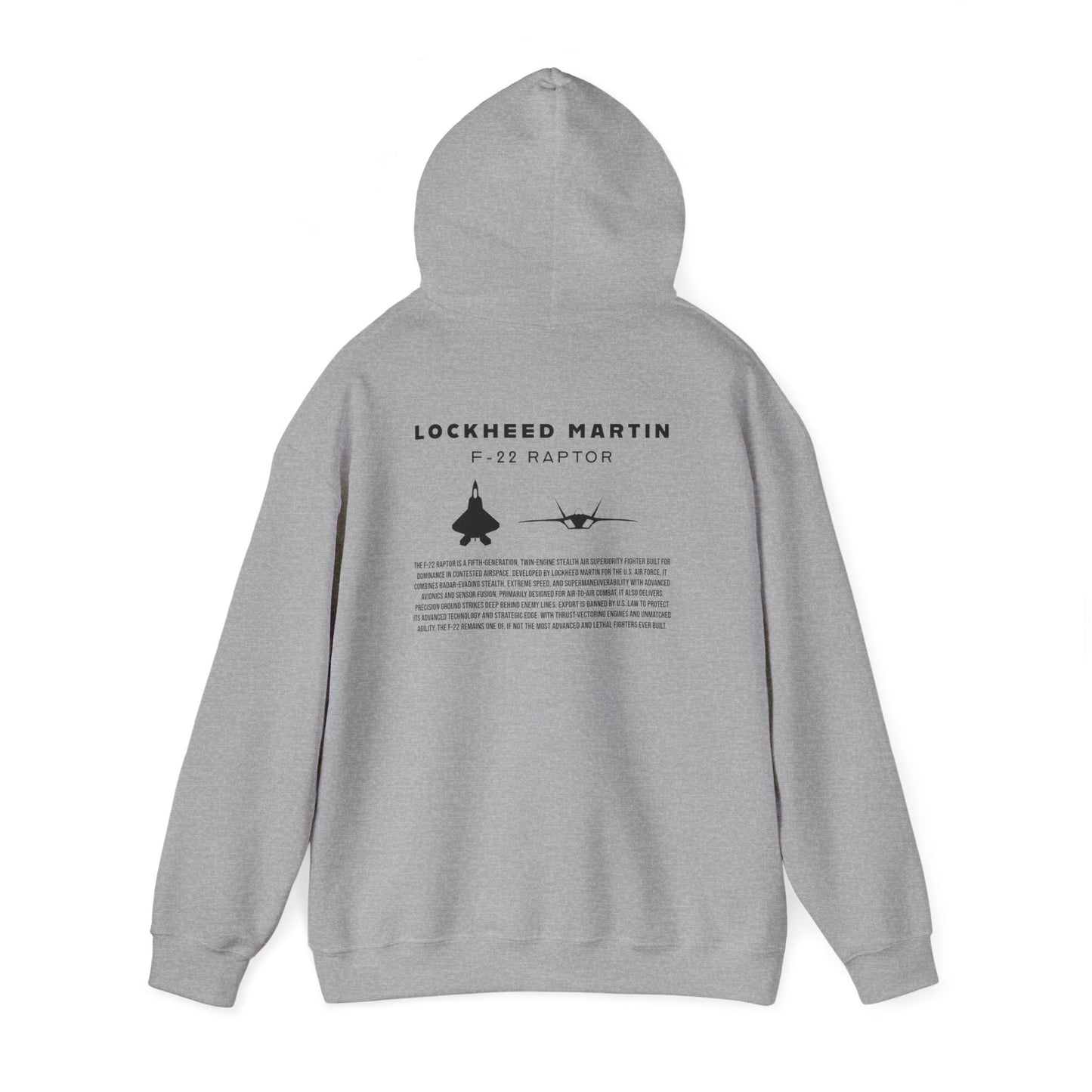 F-22 Raptor Fighter Jet Unisex Hoodie
