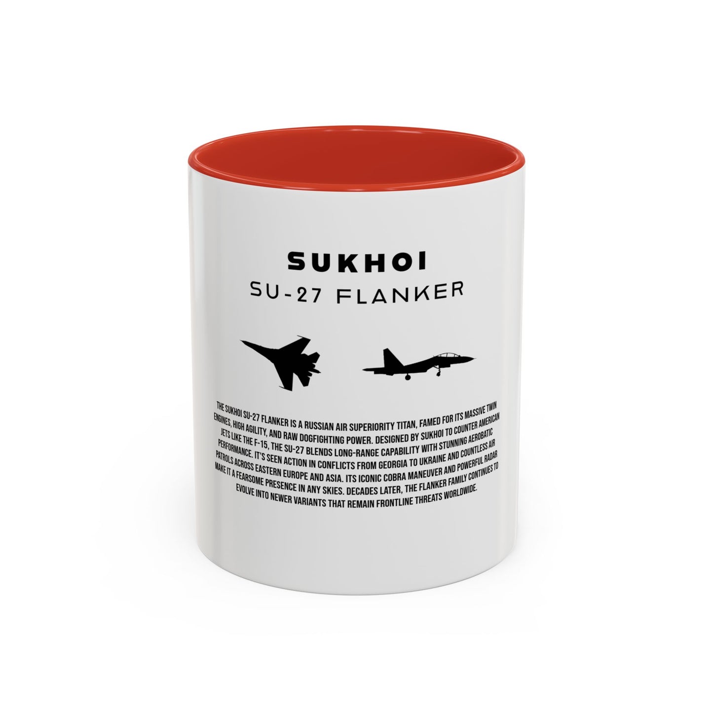 Su-27 Flanker Fighter Jet Coffee Mug