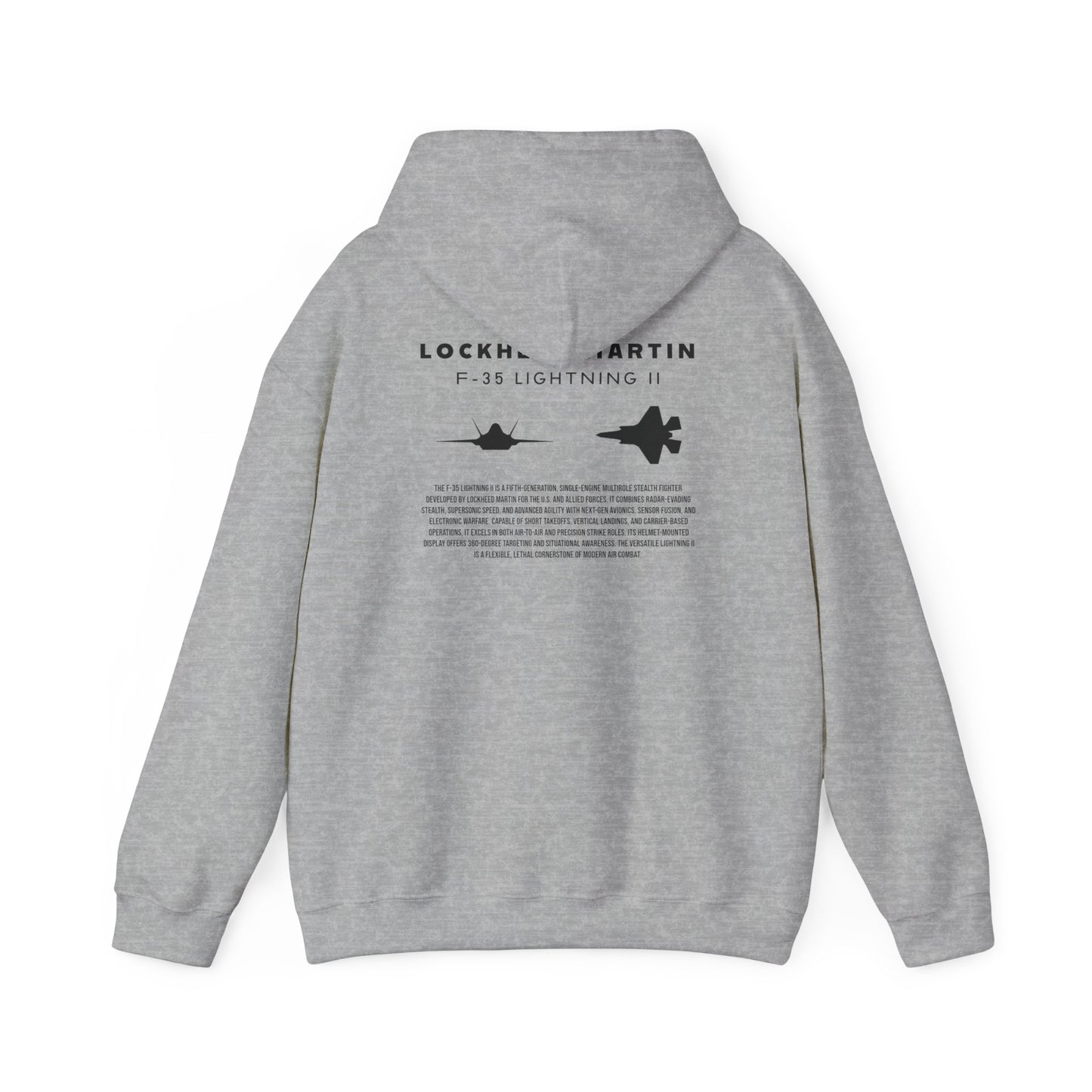 F-35 Lightning II Fighter Jet Unisex Hoodie