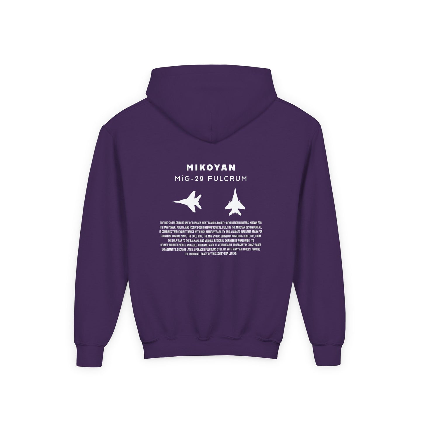 Youth MiG-29 Fulcrum Fighter Jet Unisex Hoodie