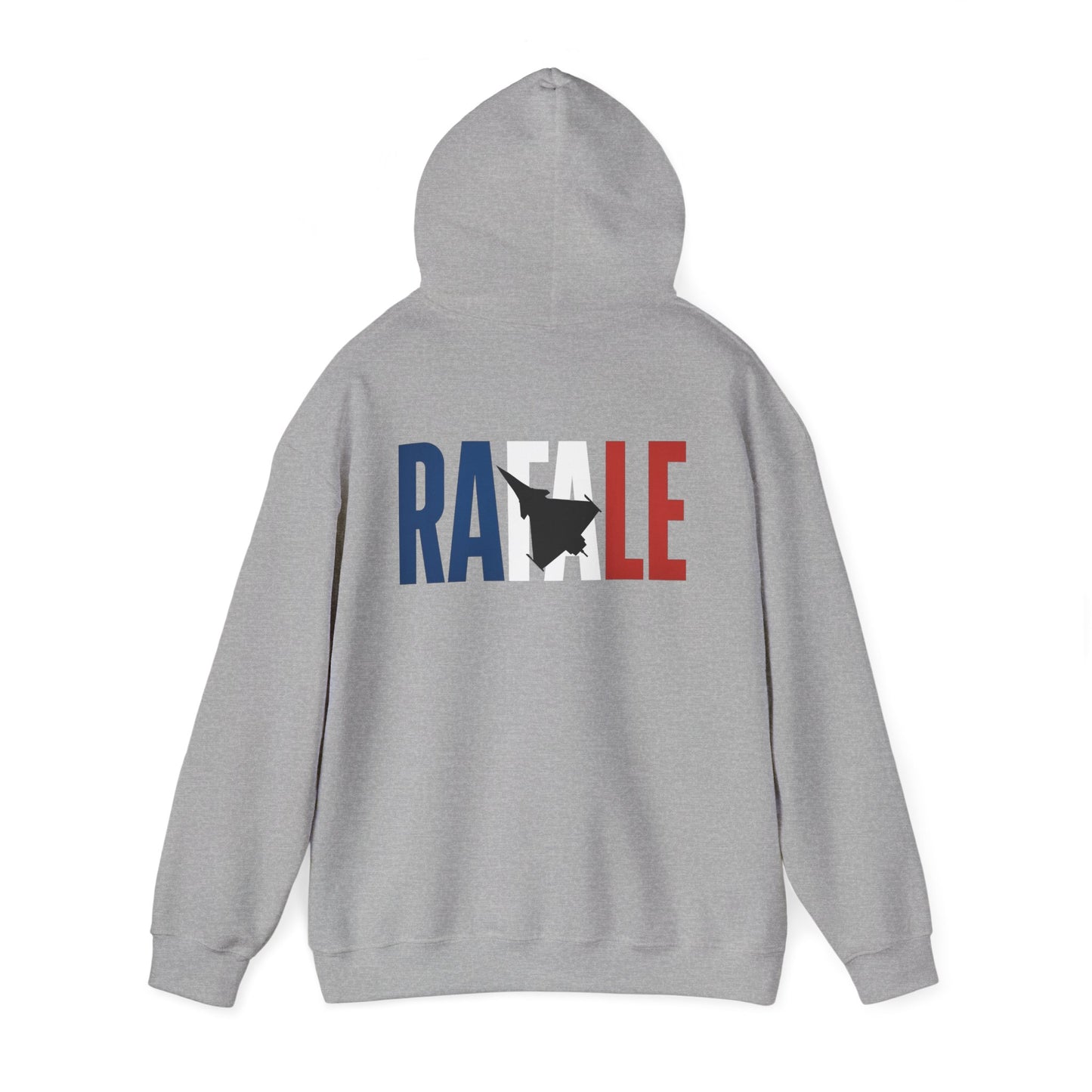Sudadera unisex con capucha del avión de combate Dassault Rafale