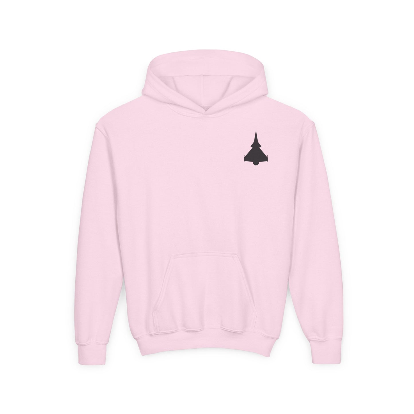 Sudadera unisex con capucha para niños del avión de combate Dassault Rafale