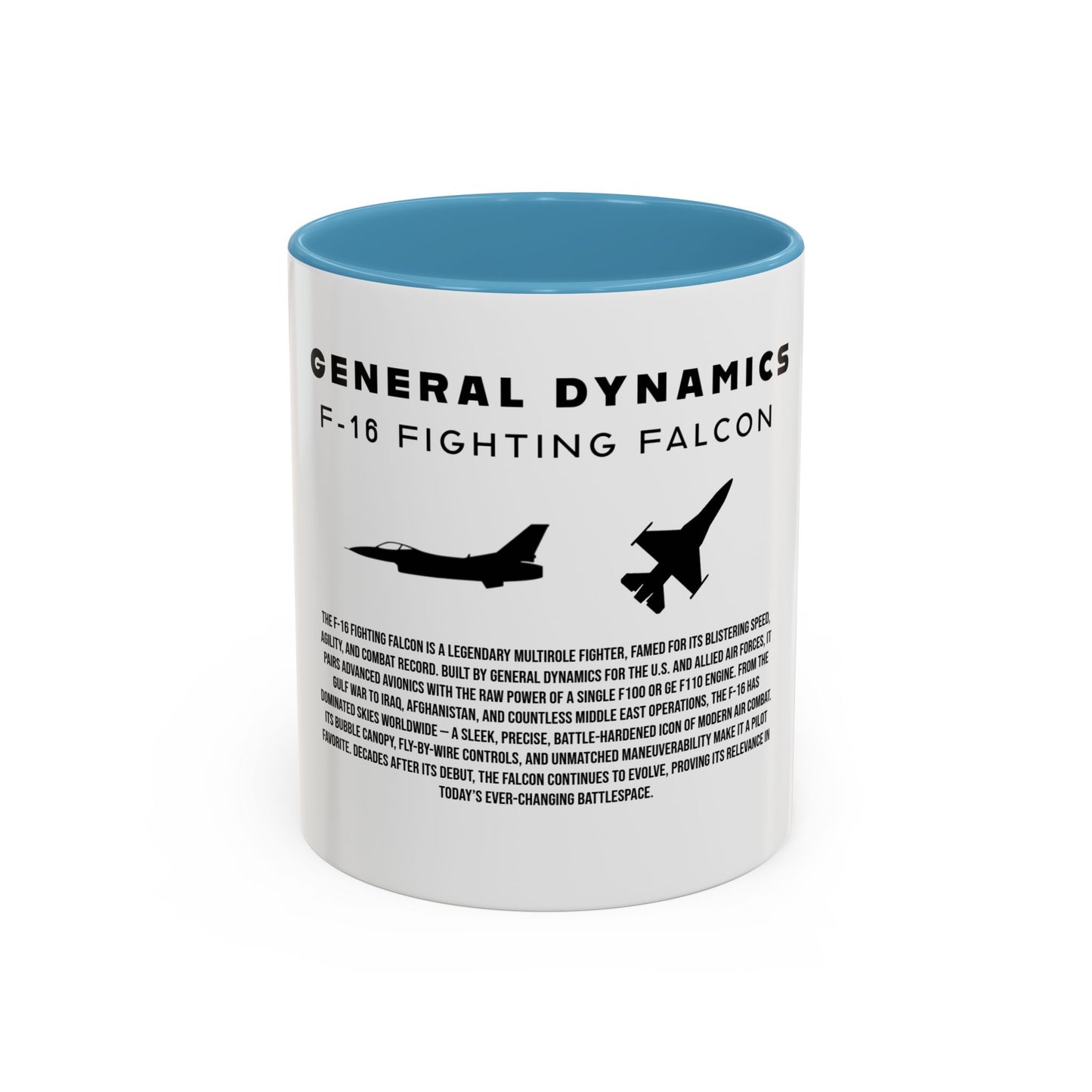 F-16 Fighting Falcon Fighter Jet Coffee Mug