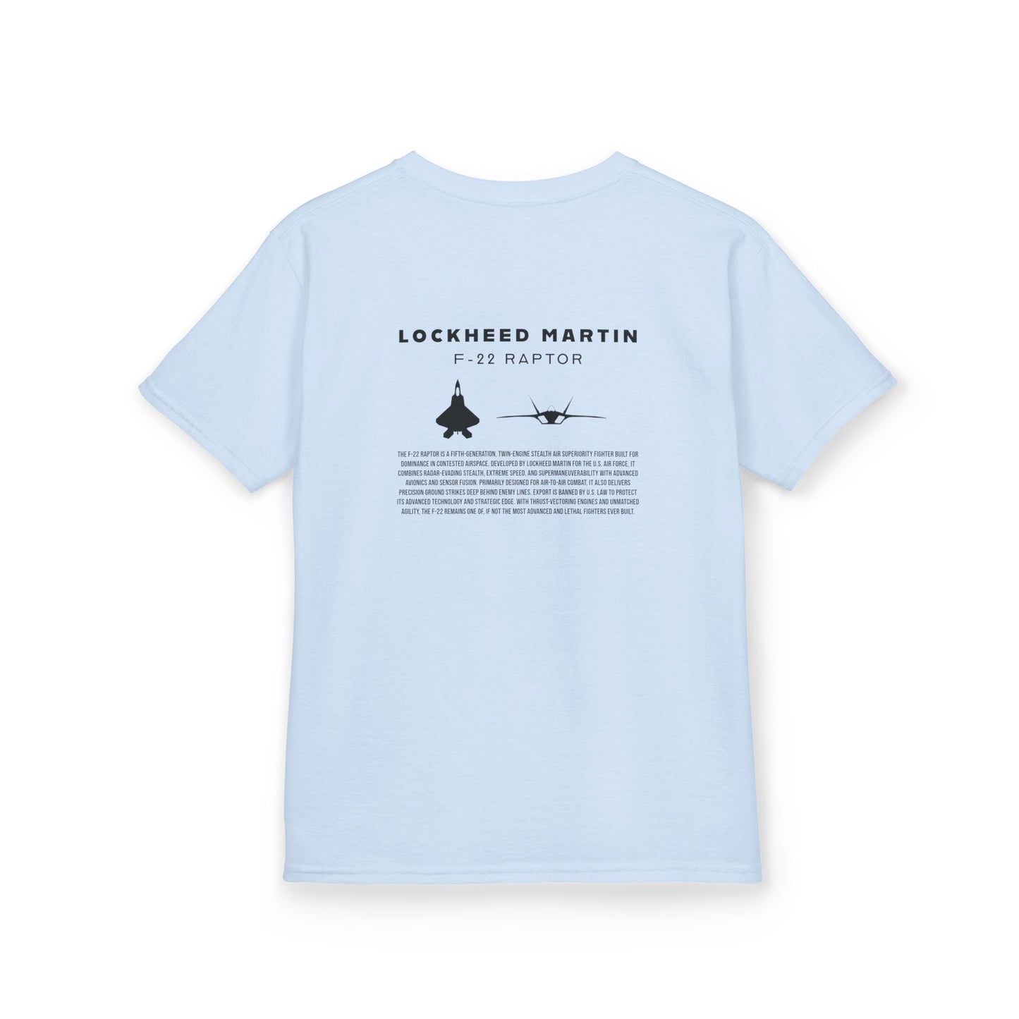 Youth F-22 Raptor Fighter Jet Unisex T-Shirt