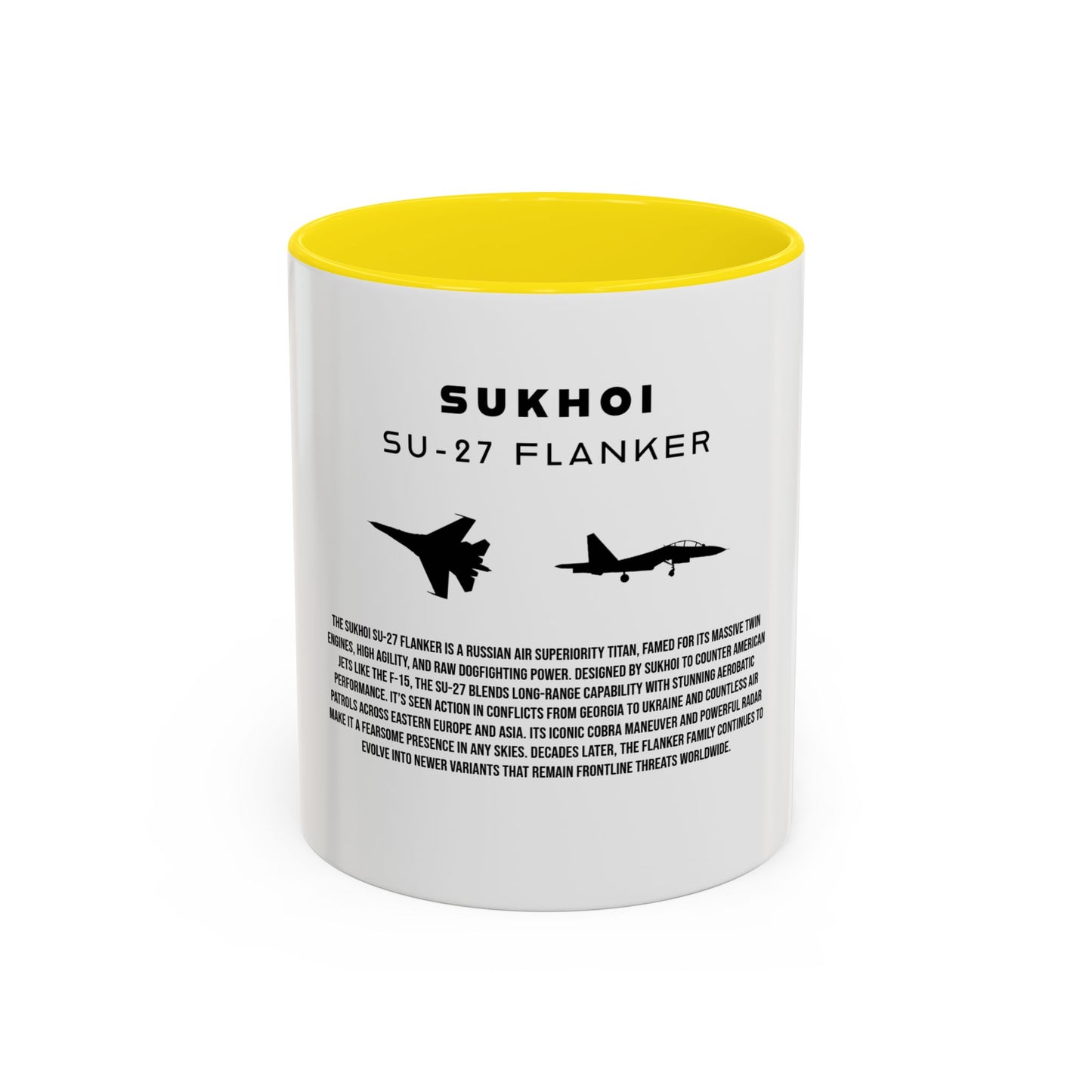 Su-27 Flanker Fighter Jet Coffee Mug