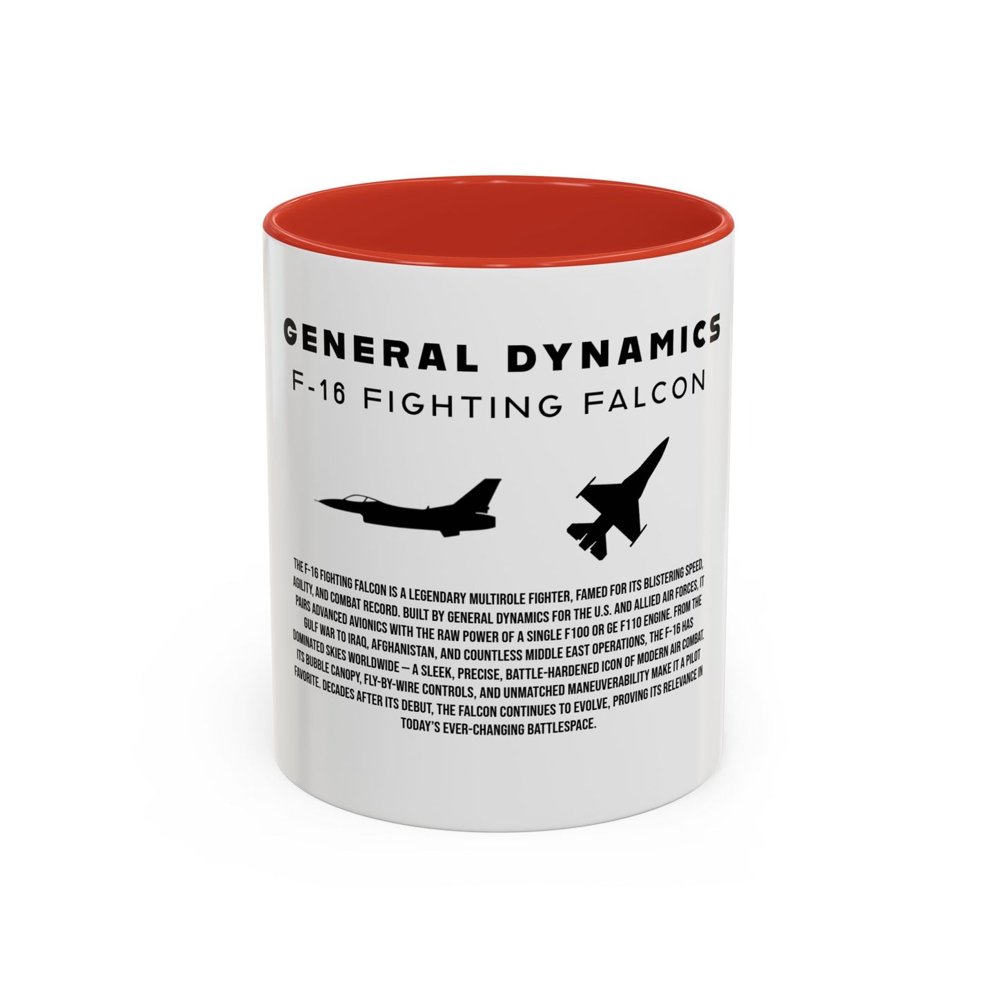 F-16 Fighting Falcon Fighter Jet Coffee Mug