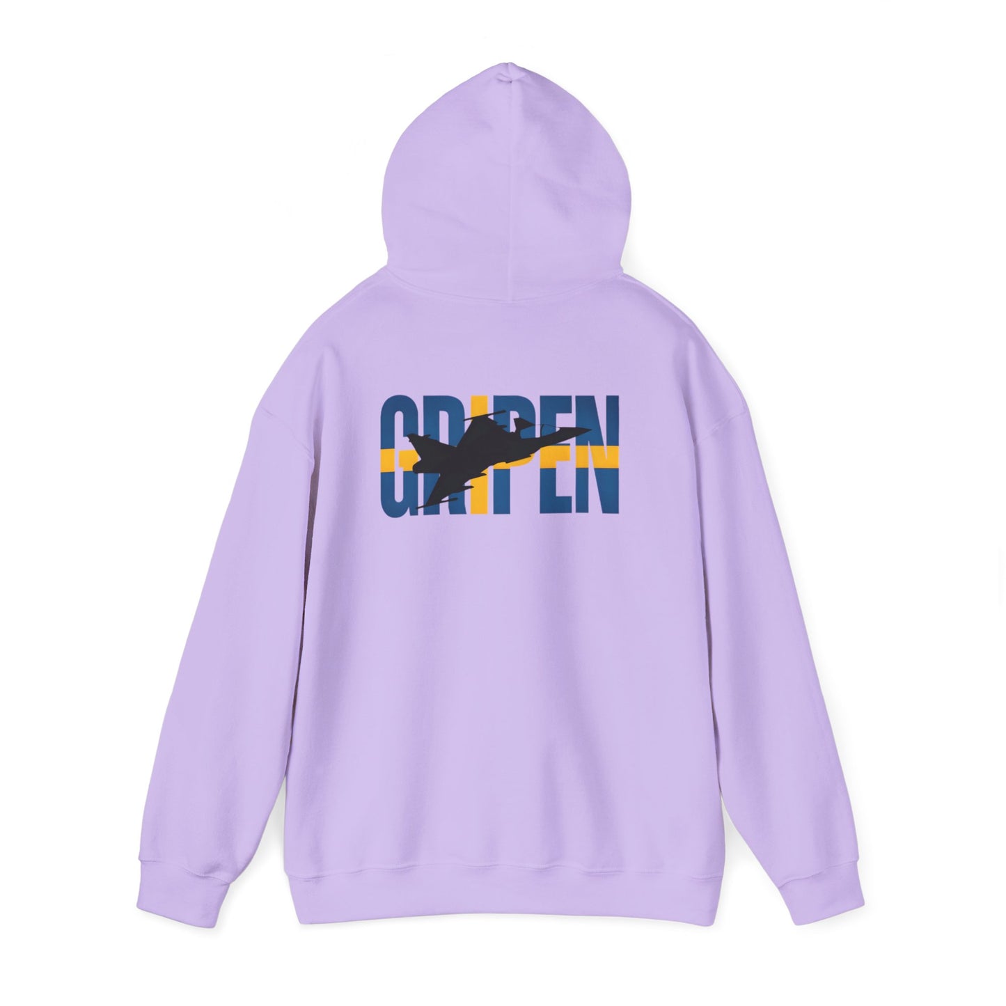Sudadera unisex con capucha del avión de combate Gripen JAS-39