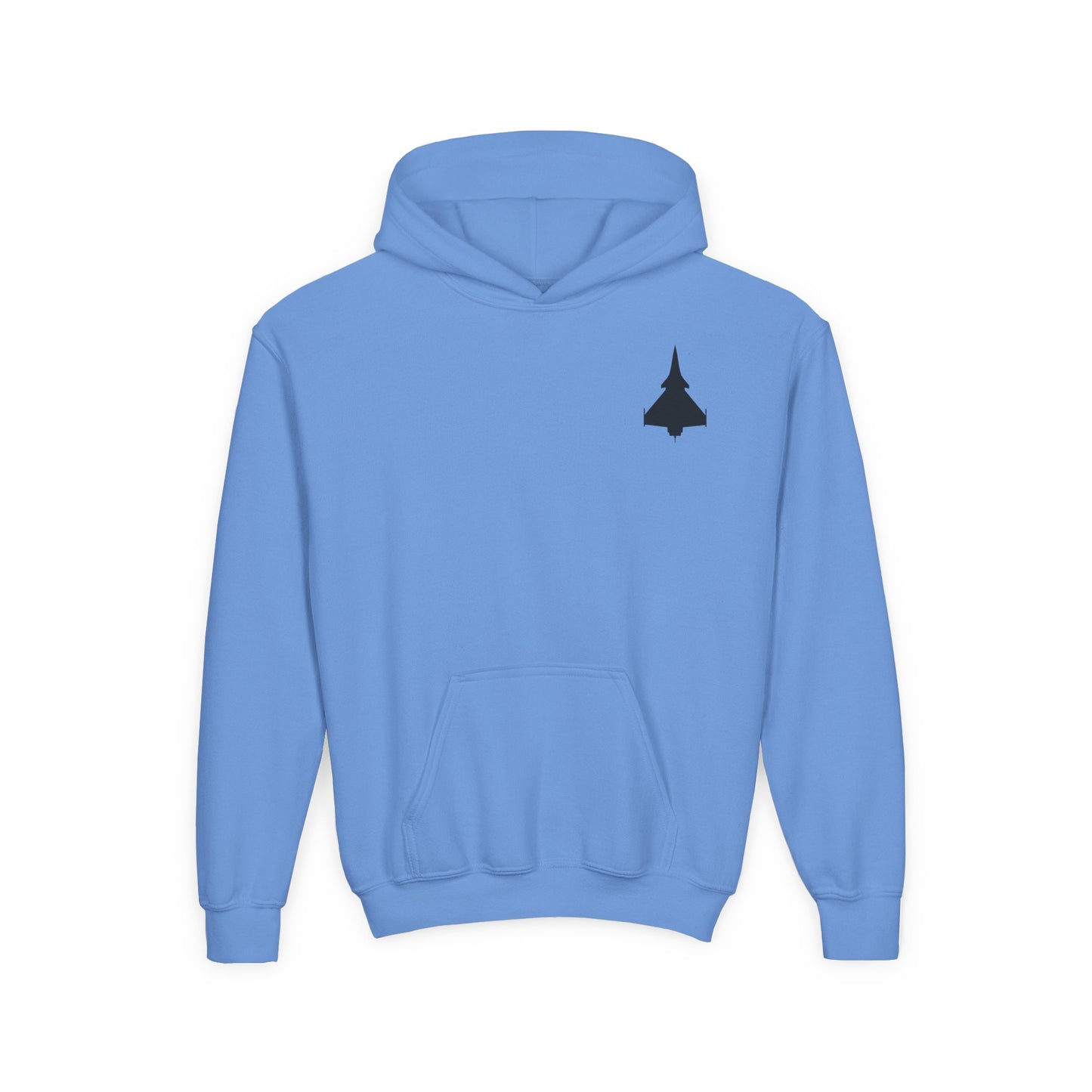 Sudadera unisex con capucha para niños del avión de combate Dassault Rafale
