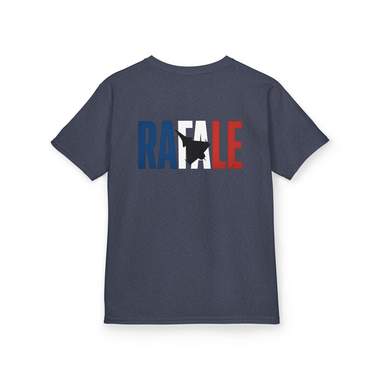 Camiseta unisex para niños del avión de combate Dassault Falcon