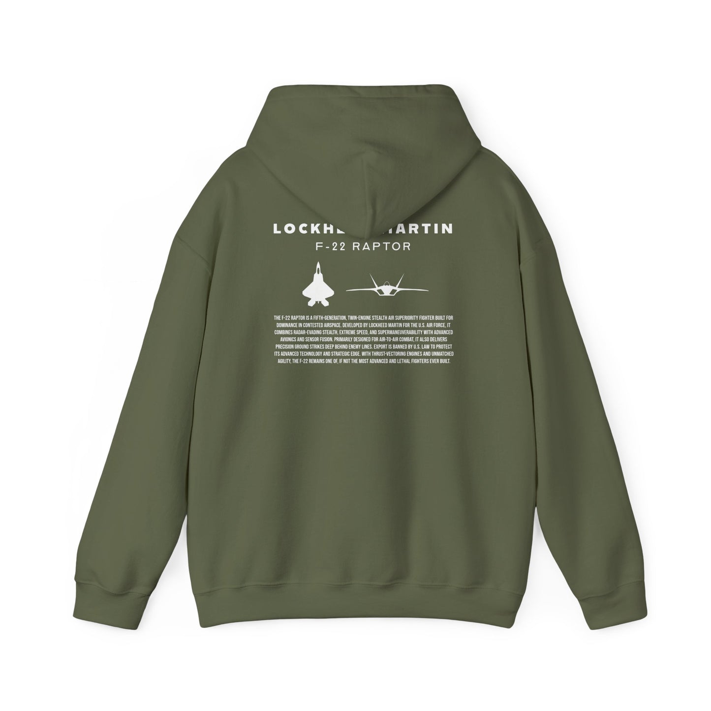F-22 Raptor Fighter Jet Unisex Hoodie