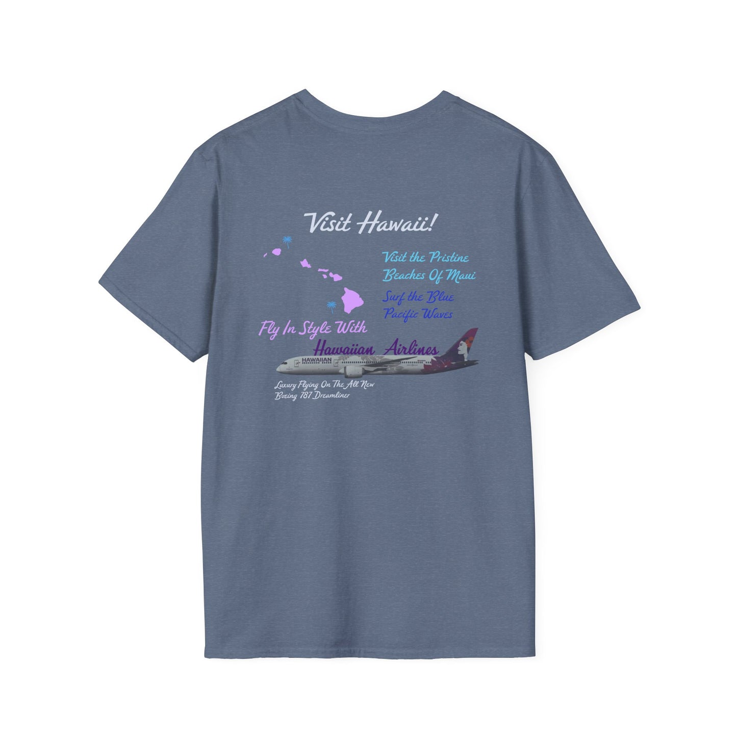 Visit Hawaii Retro Airline Ad Unisex T-Shirt