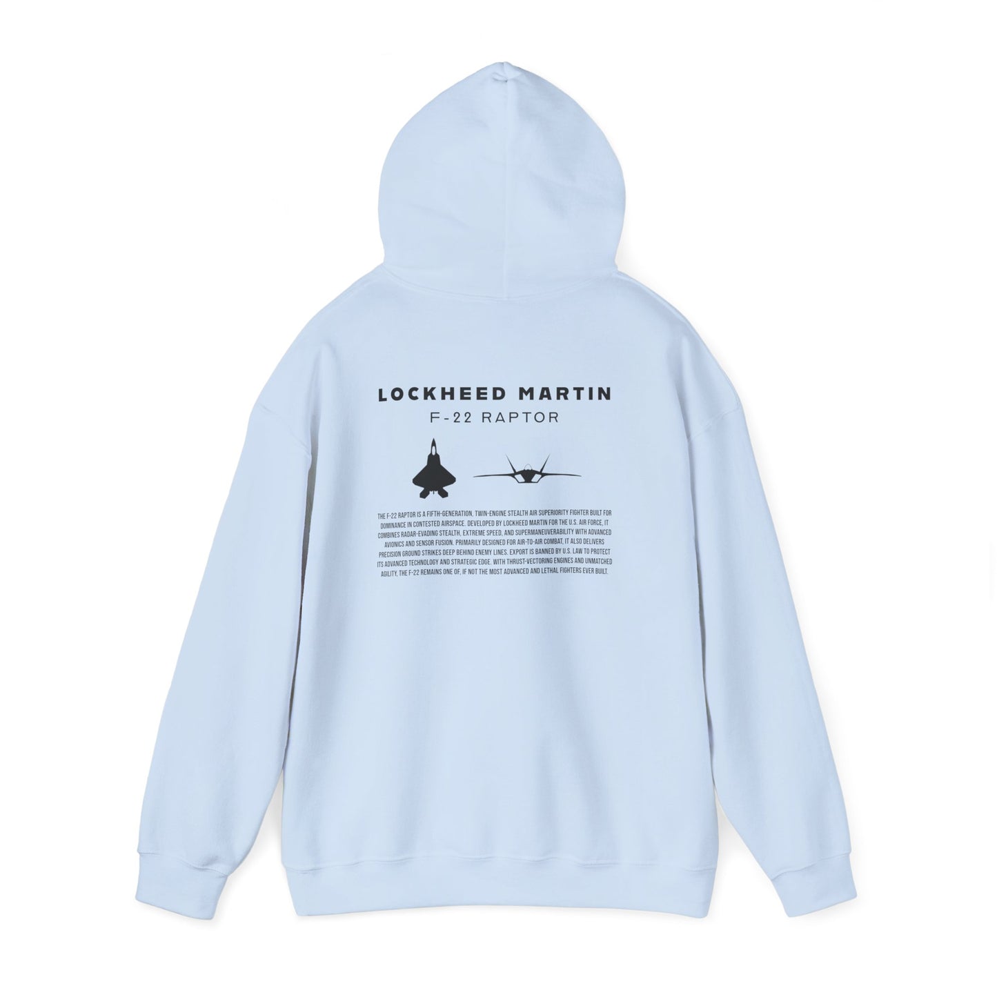 F-22 Raptor Fighter Jet Unisex Hoodie