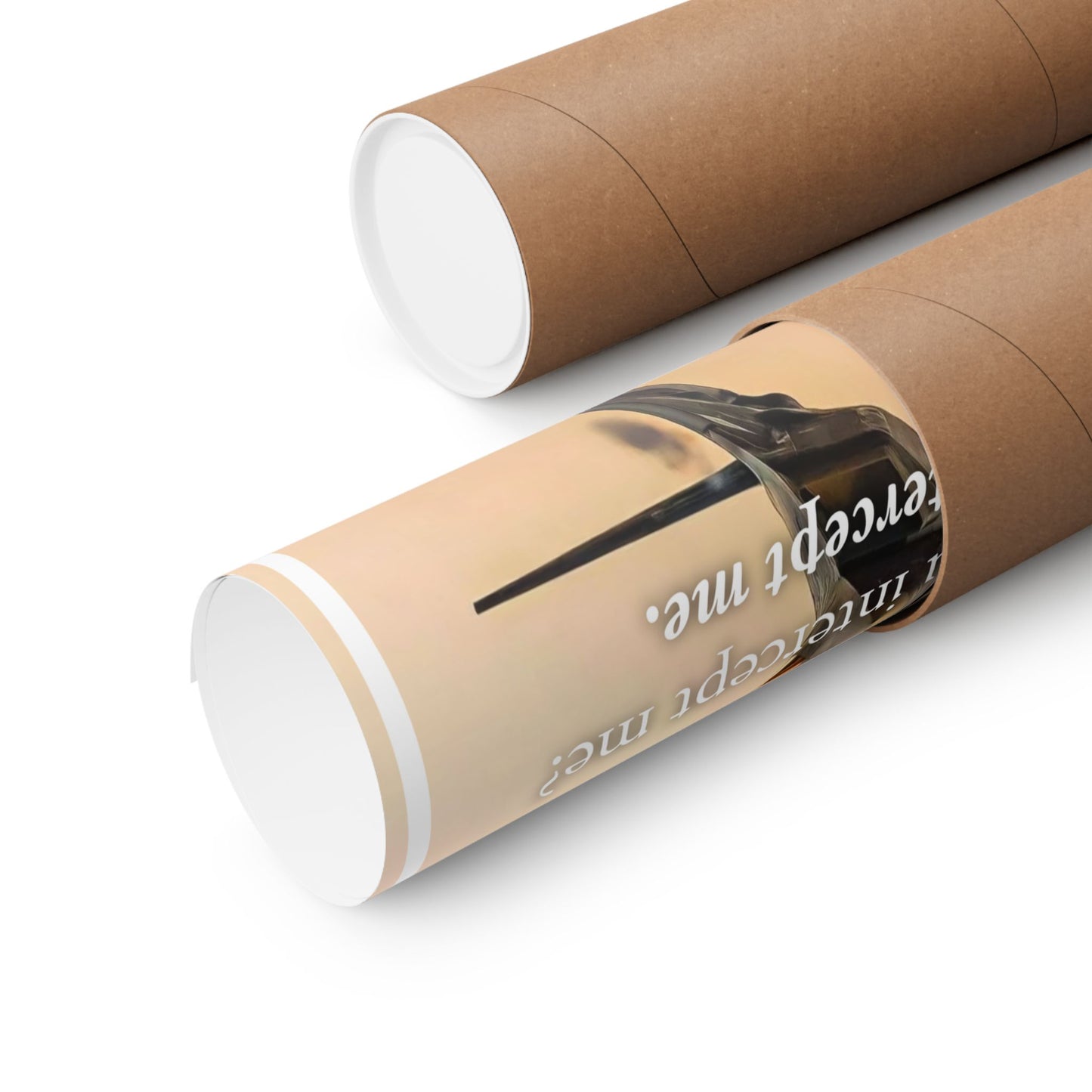 F-22 Raptor "I'd Intercept Me." Matte Vertical Poster