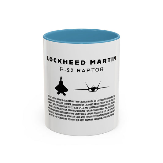 F-22 Raptor Fighter Jet Coffee Mug