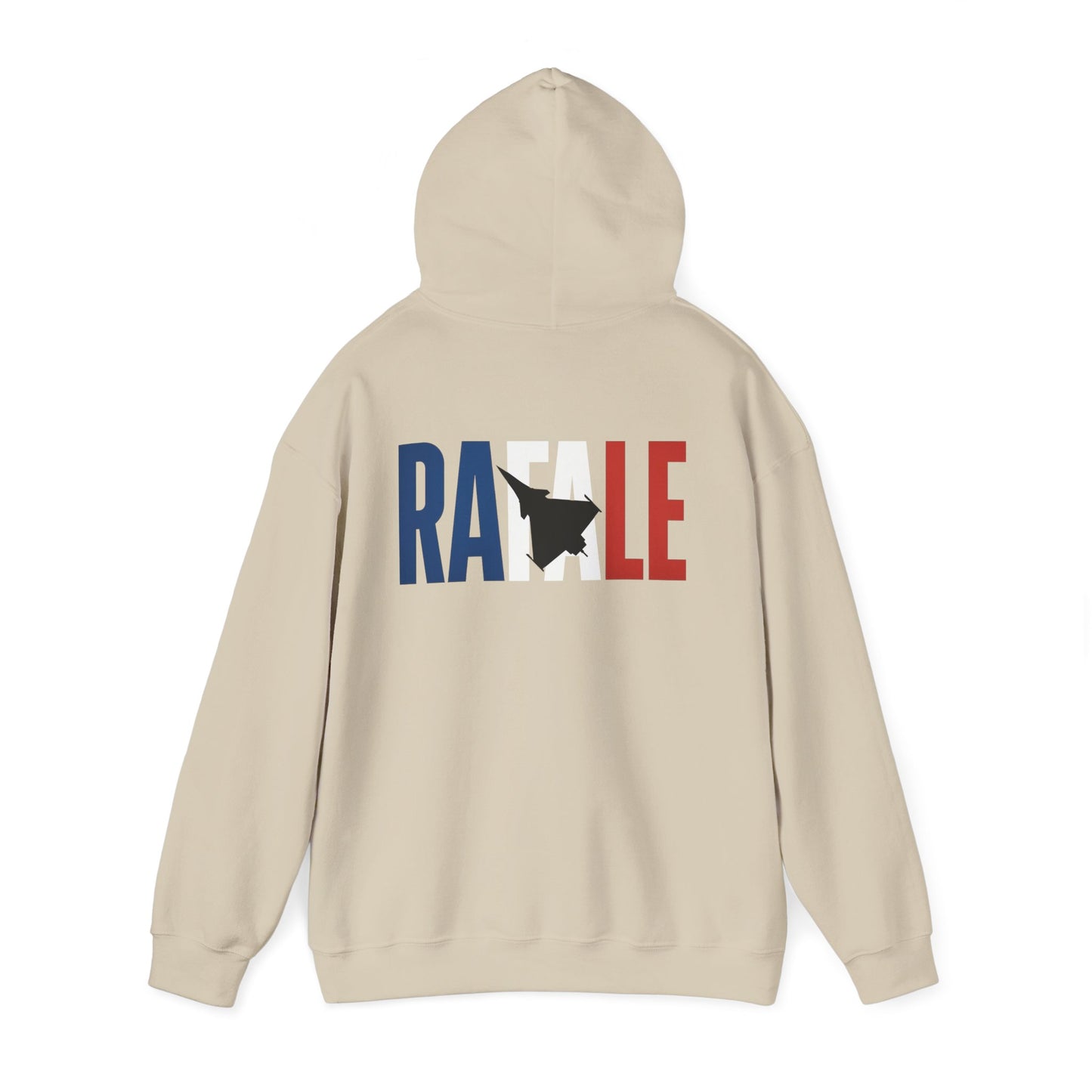 Sudadera unisex con capucha del avión de combate Dassault Rafale