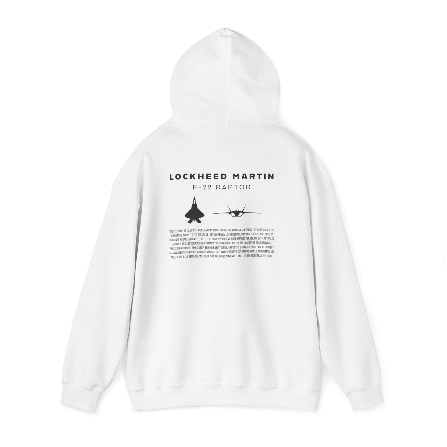 F-22 Raptor Fighter Jet Unisex Hoodie