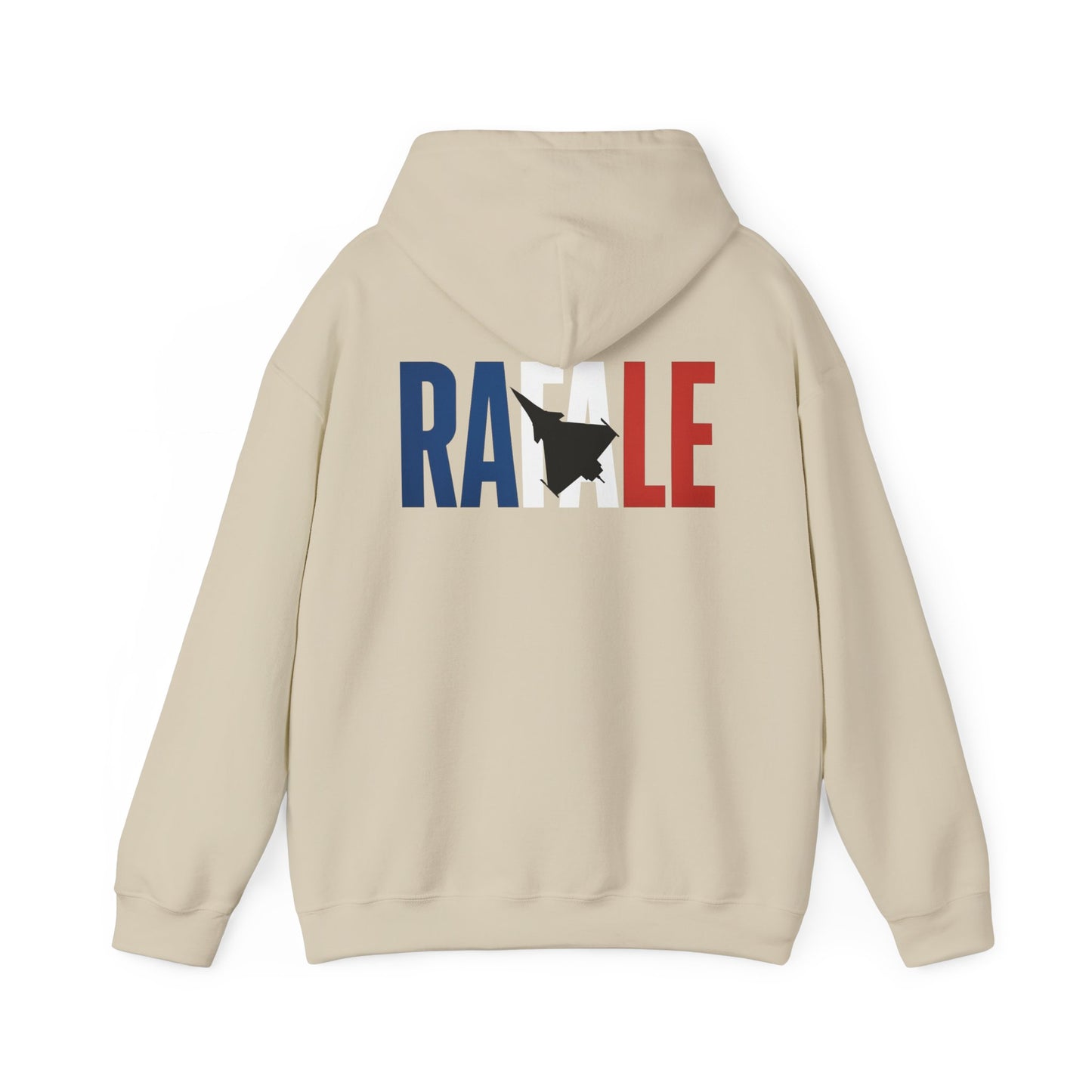 Sudadera unisex con capucha del avión de combate Dassault Rafale