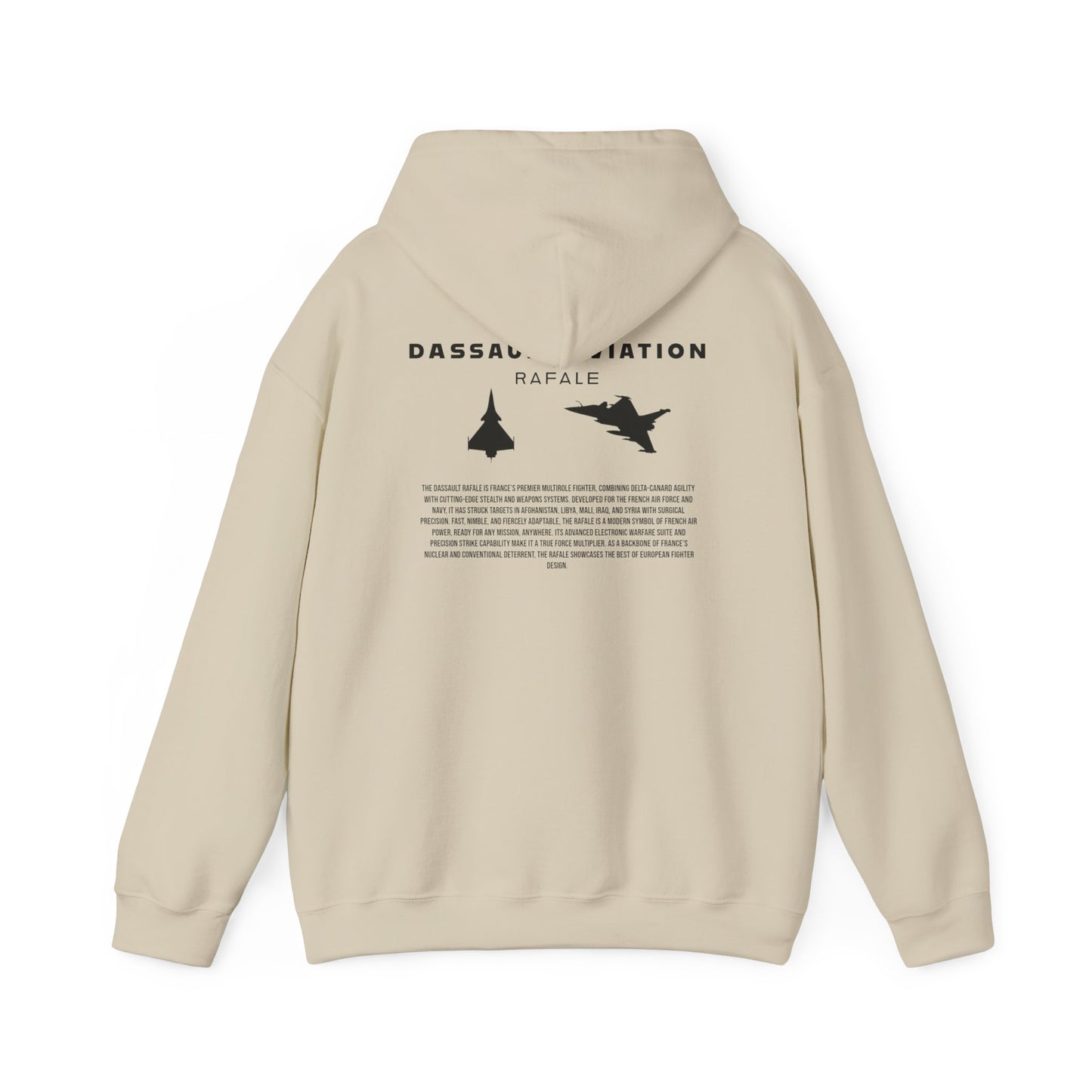 Dassault Rafale Fighter Jet Unisex Hoodie