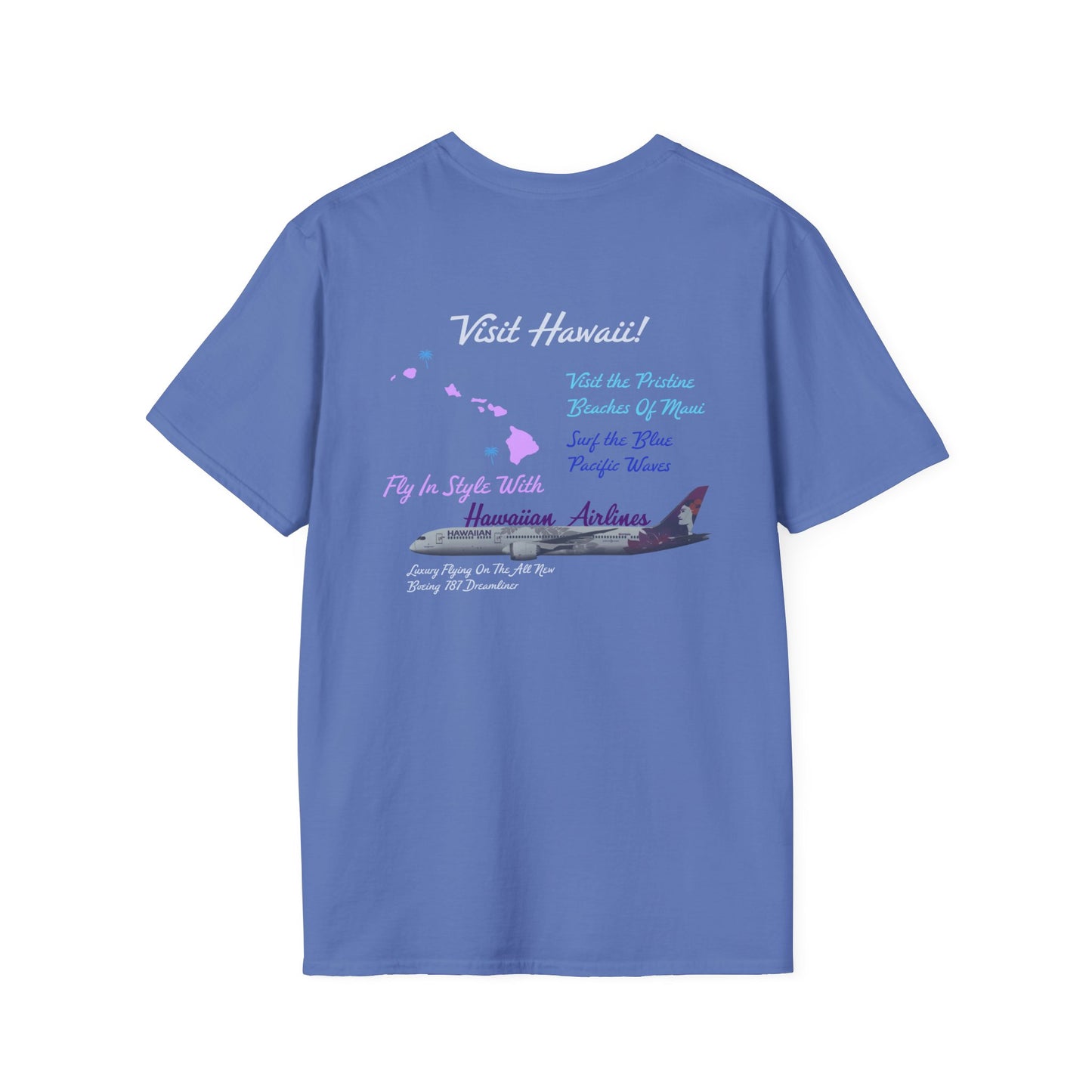 Visit Hawaii Retro Airline Ad Unisex T-Shirt