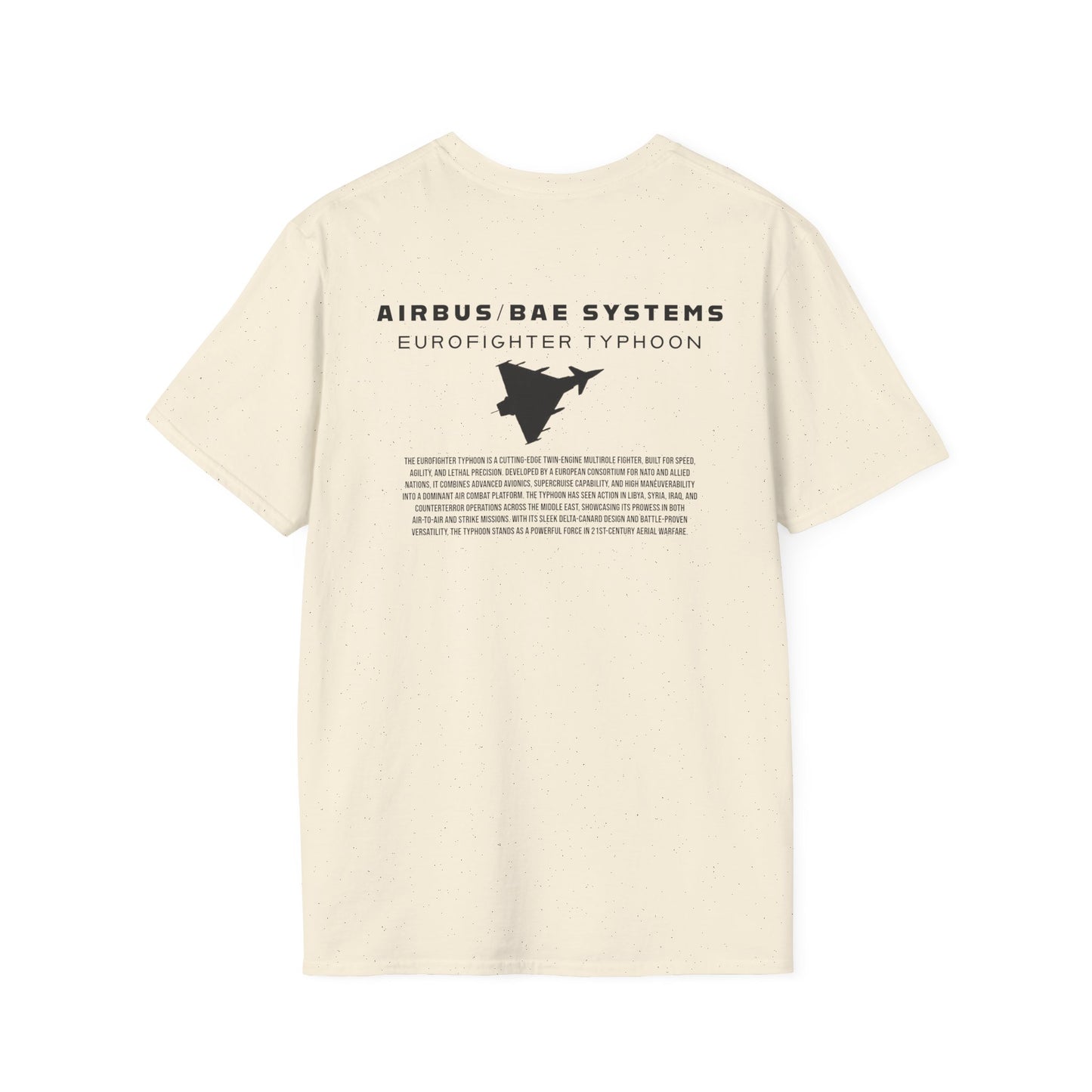 Camiseta unisex del avión de combate Eurofighter Typhoon