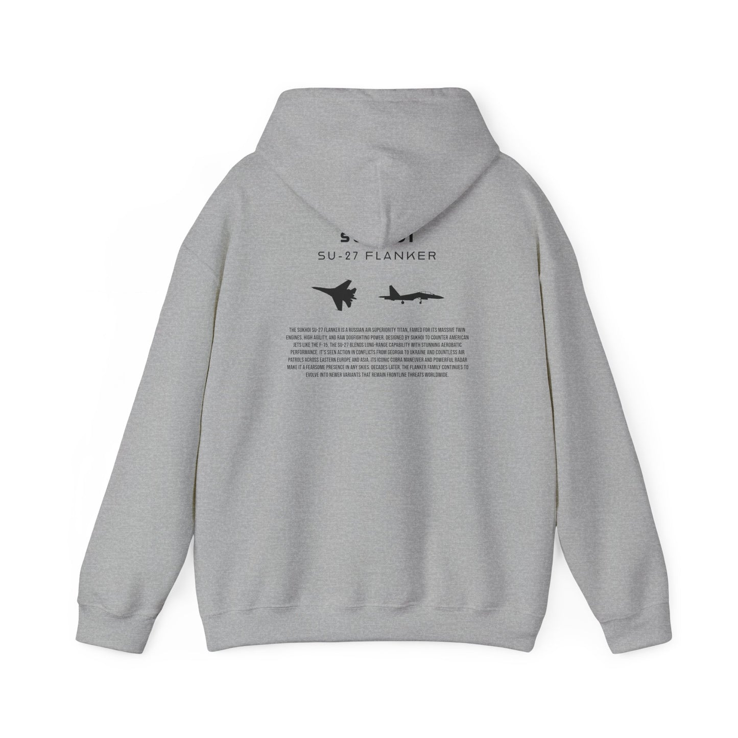 Su-27 Flanker Fighter Jet Unisex Hoodie