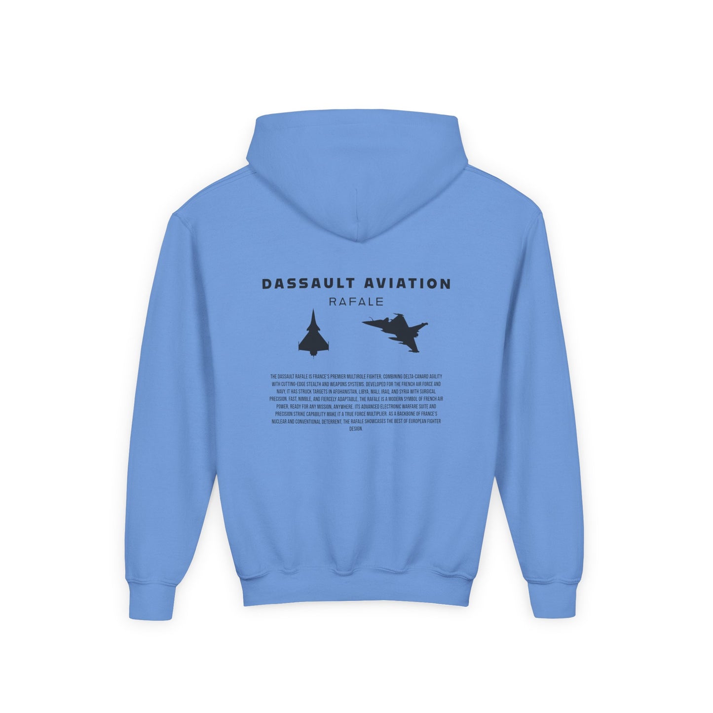 Youth Dassault Rafale Fighter Jet Unisex Hoodie