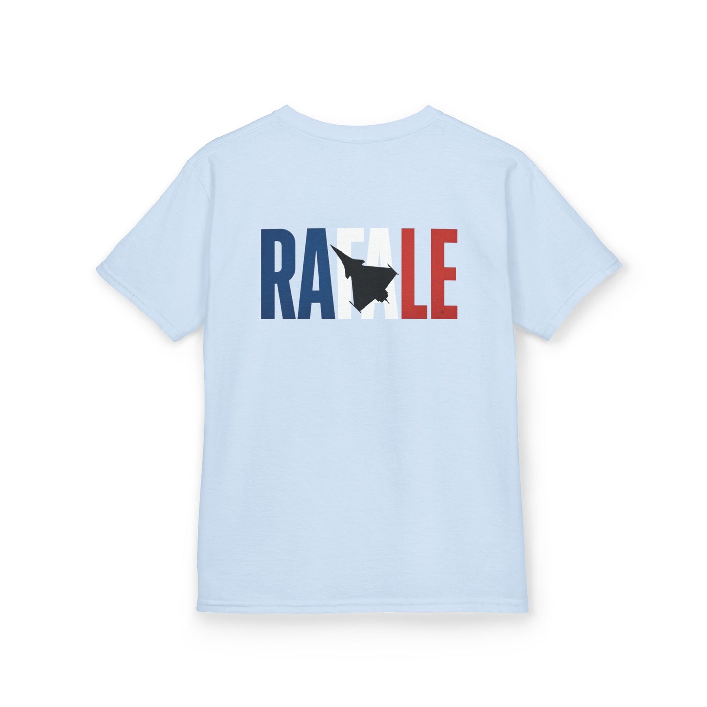 Camiseta unisex para niños del avión de combate Dassault Falcon