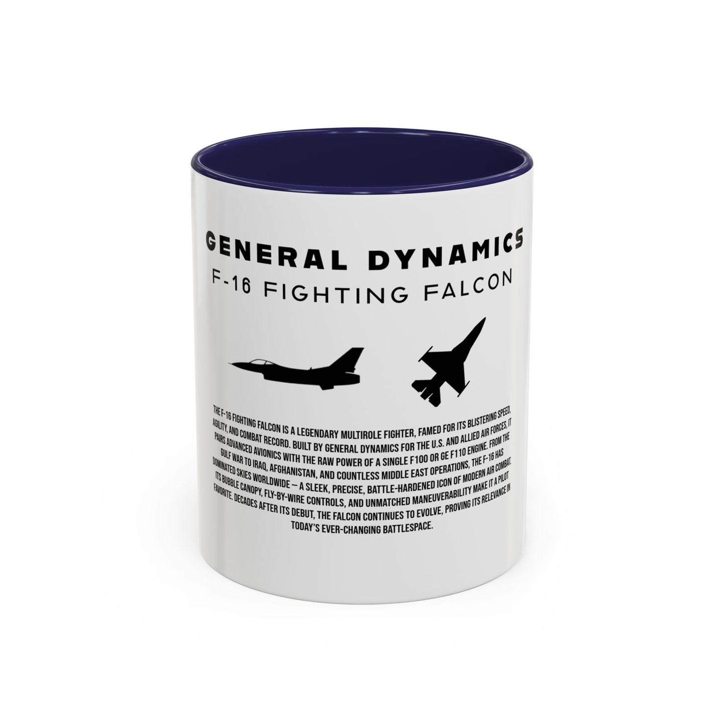 F-16 Fighting Falcon Fighter Jet Coffee Mug