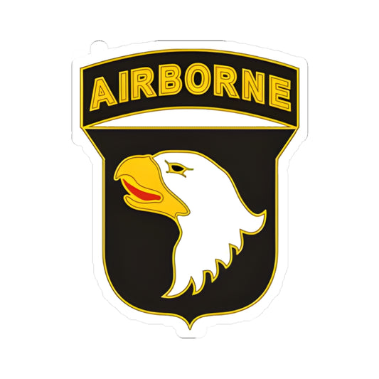 101st Airborne Division "Screaming Eagles" Retro Emblem Vinyl Sticker