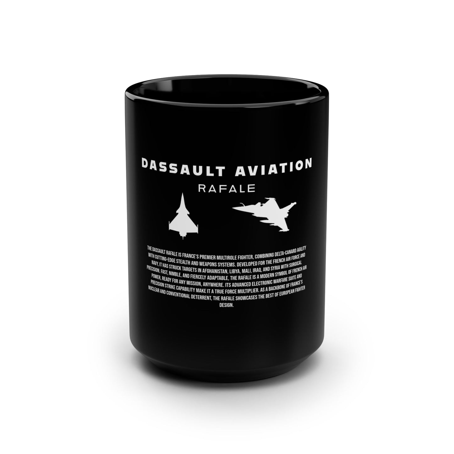 Dassault Rafale Black Mug