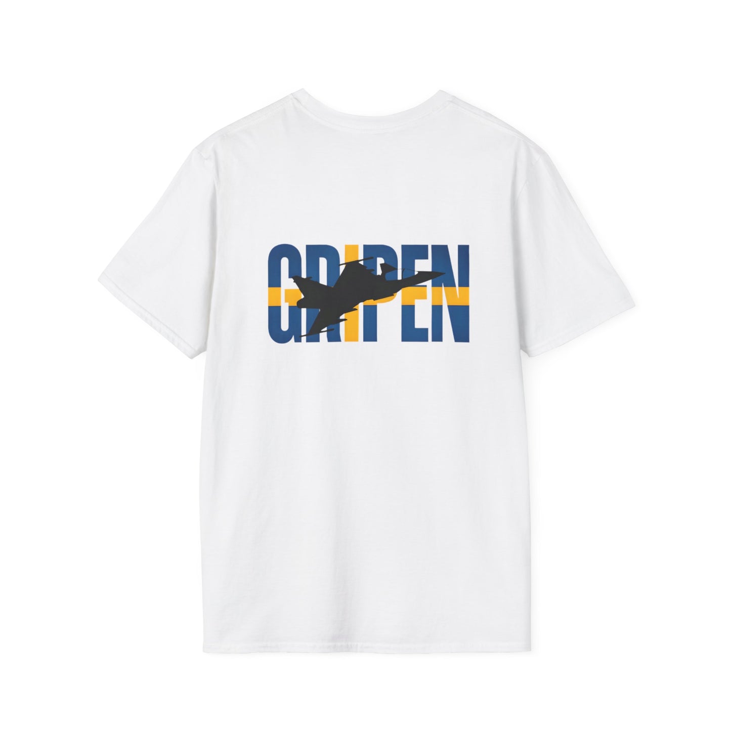 Camiseta unisex del avión de combate Gripen JAS-39